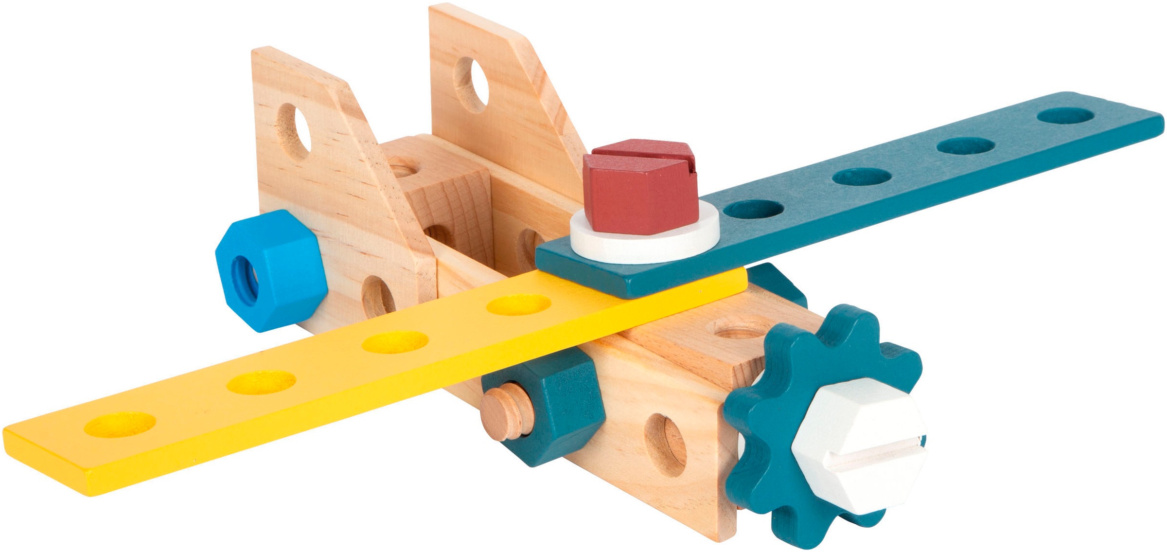 Small Foot Kinder-Werkzeug-Set »Werkzeugkoffer - Workshop«, (53 tlg.), aus Holz