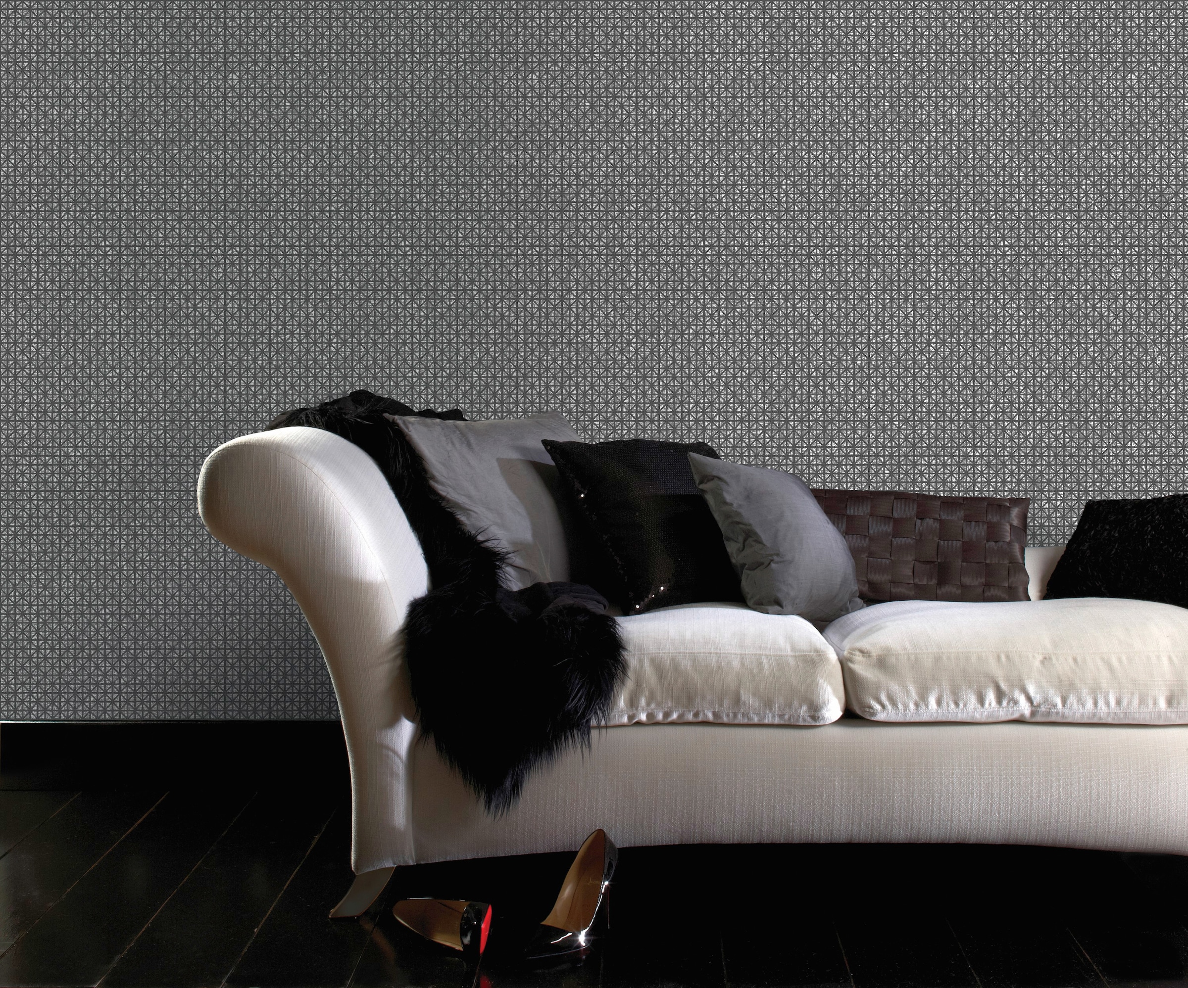 Superfresco Easy Vliestapete »Optical black« geometrisch geprägt 1000 cm Länge