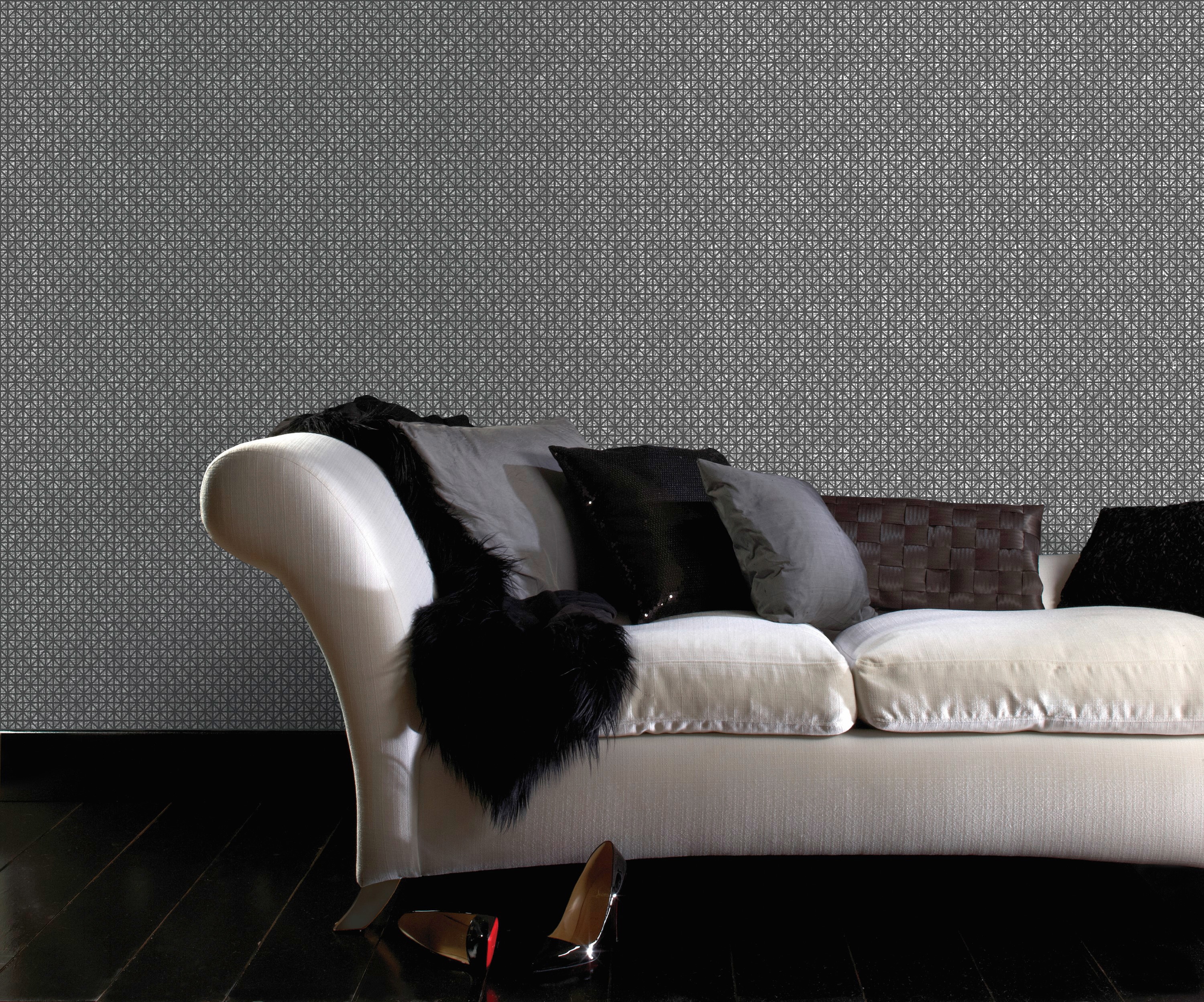 Superfresco Easy Vliestapete »Optical black« geometrisch geprägt 1000 cm Lä günstig online kaufen