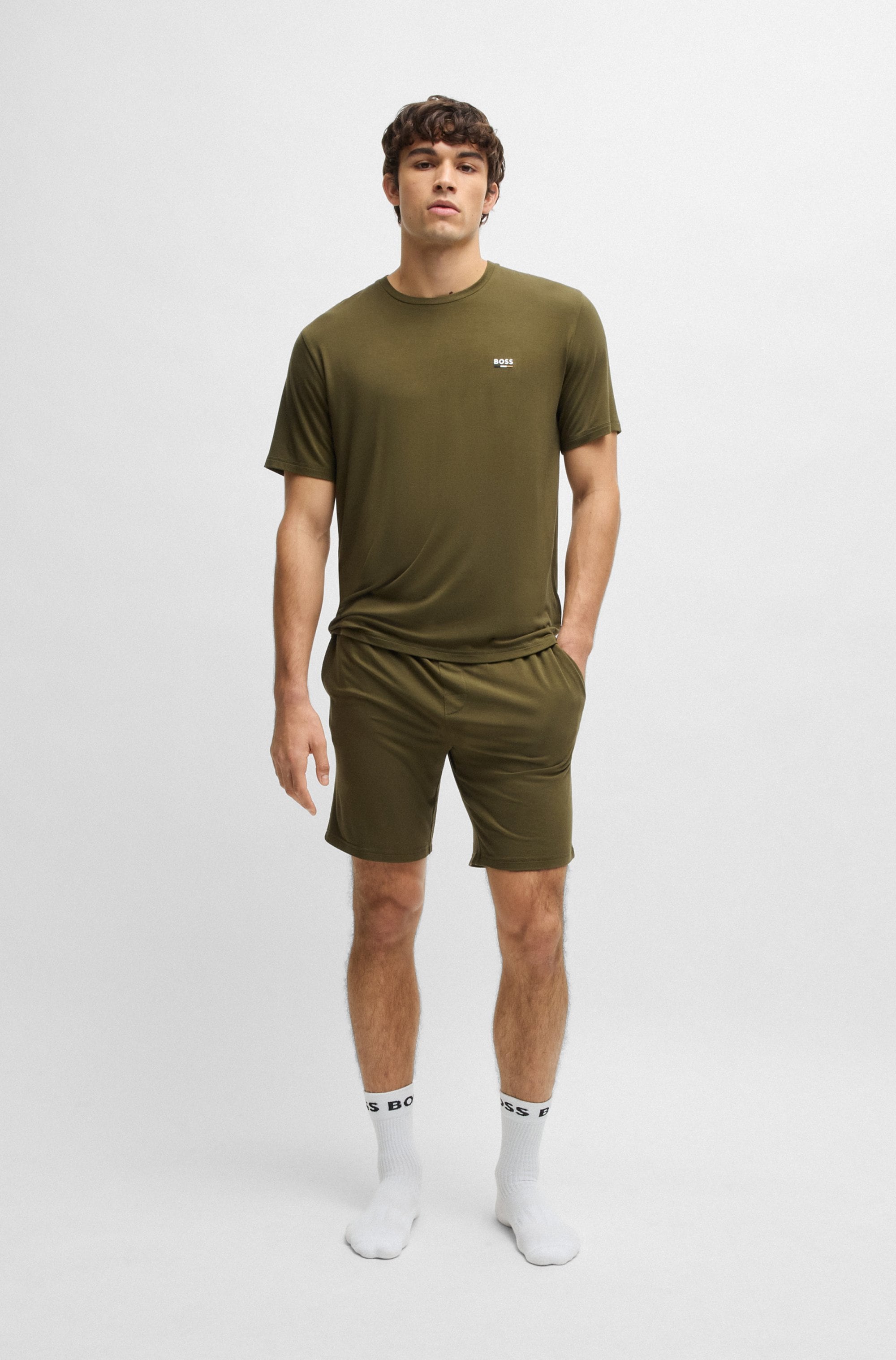 BOSS Shorty »Bamboo Short Set«, (2 tlg.)