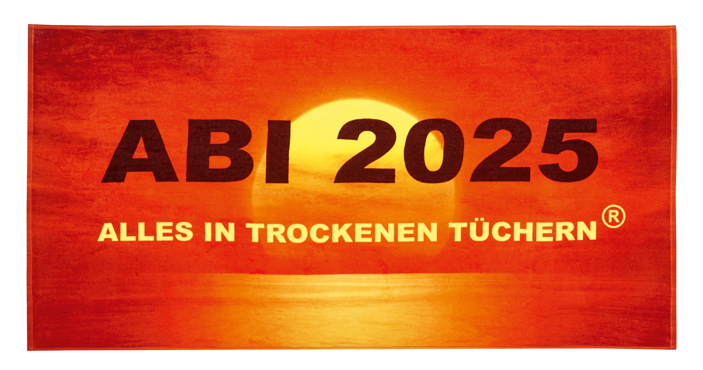 Egeria Strandtuch »ABI 2025« 75x150 cm, "ABI 2025-Alles in trockenen Tücher günstig online kaufen