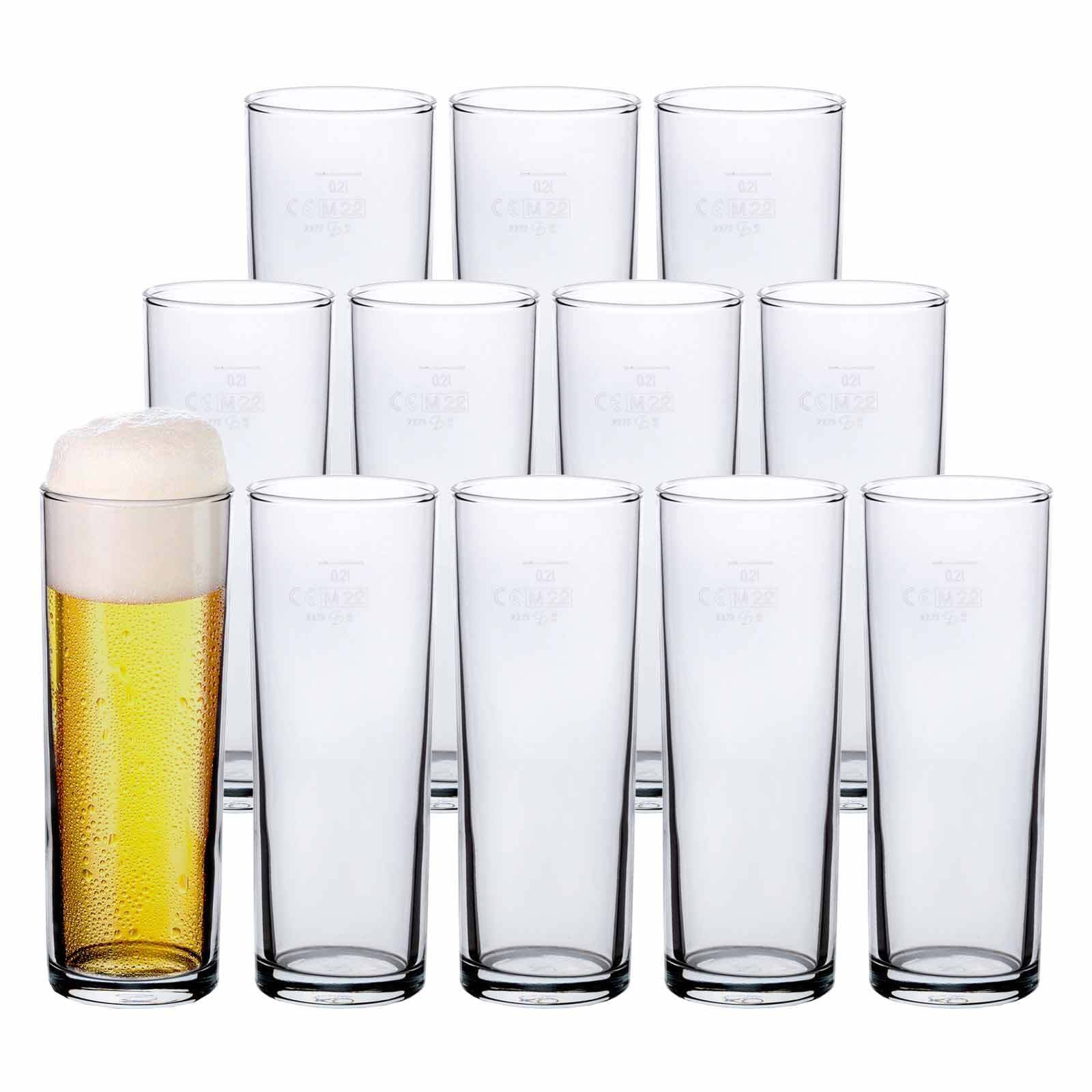 van Well Bierglas »Kölschgläser geeicht 0,2 l 12er Set transparent« günstig online kaufen