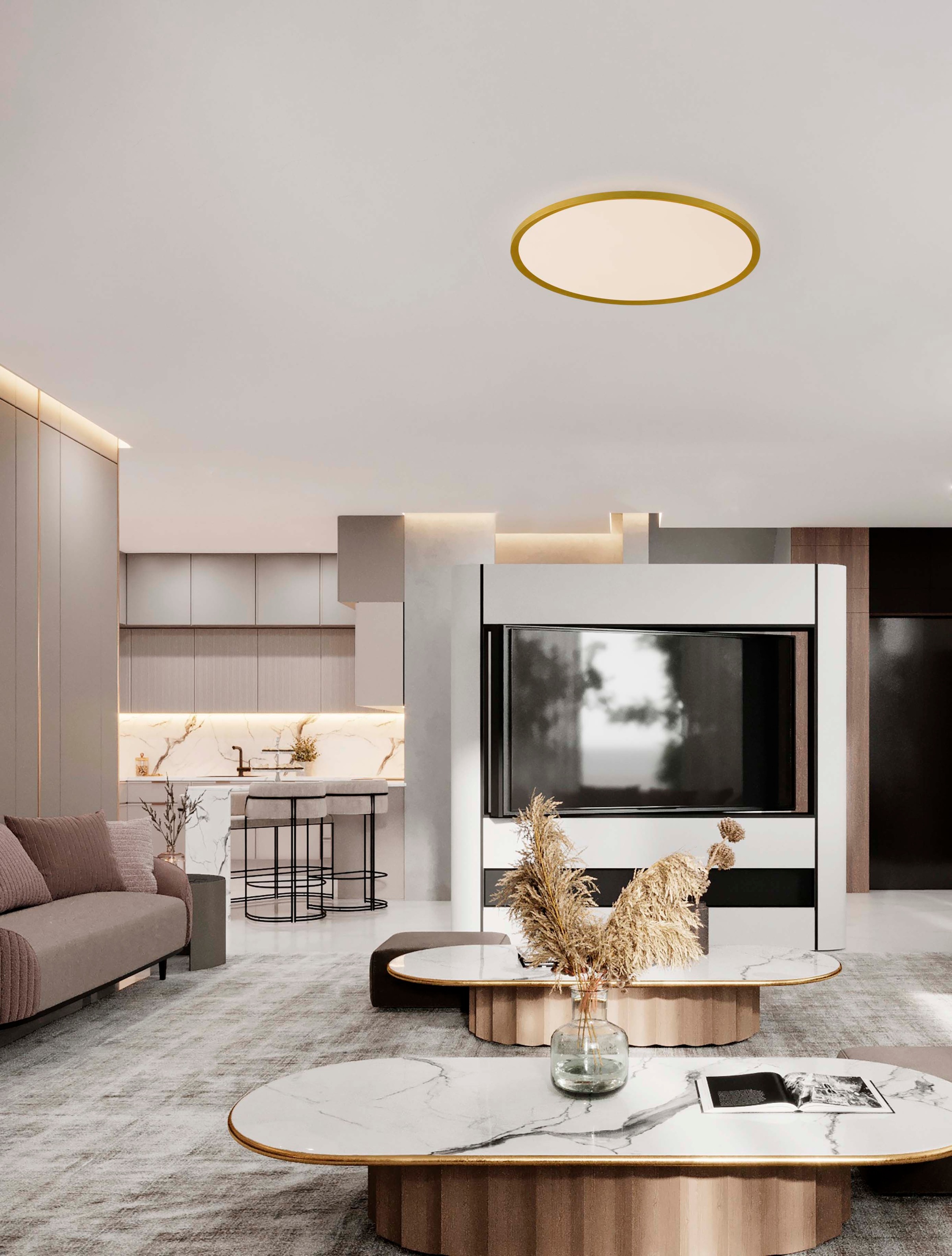 Nova Luce Deckenleuchte »AOTON« LED-Modul 1 Stk. Warmweiß günstig online kaufen