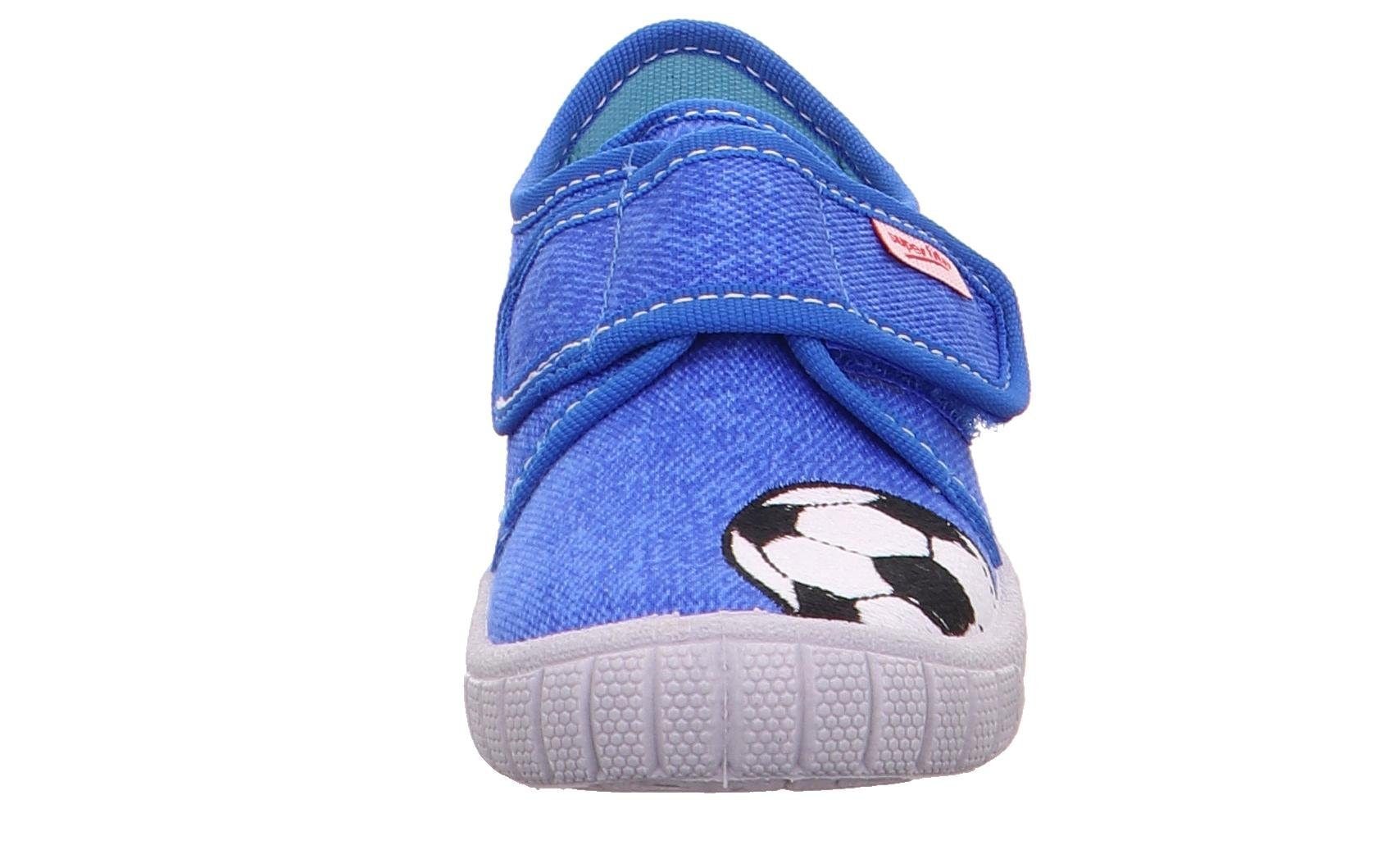 Superfit Hausschuh »Bill WMS: Mittel«  Kindergarten Schuh im Jeans-Look, Größenschablone zum Download
