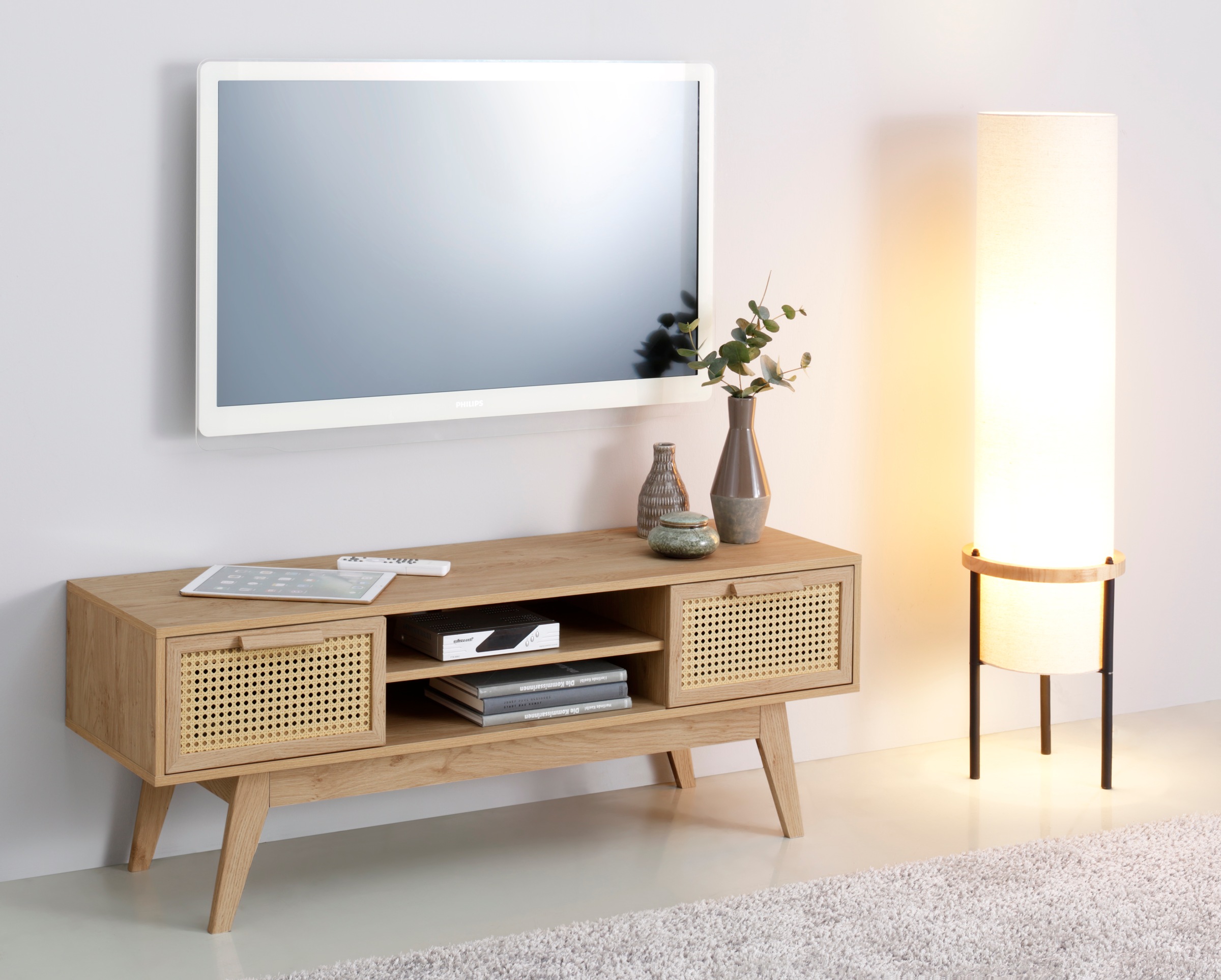 Home affaire Lowboard »Bridget«, Kommode Breite 128 cm, Höhe 47 cm