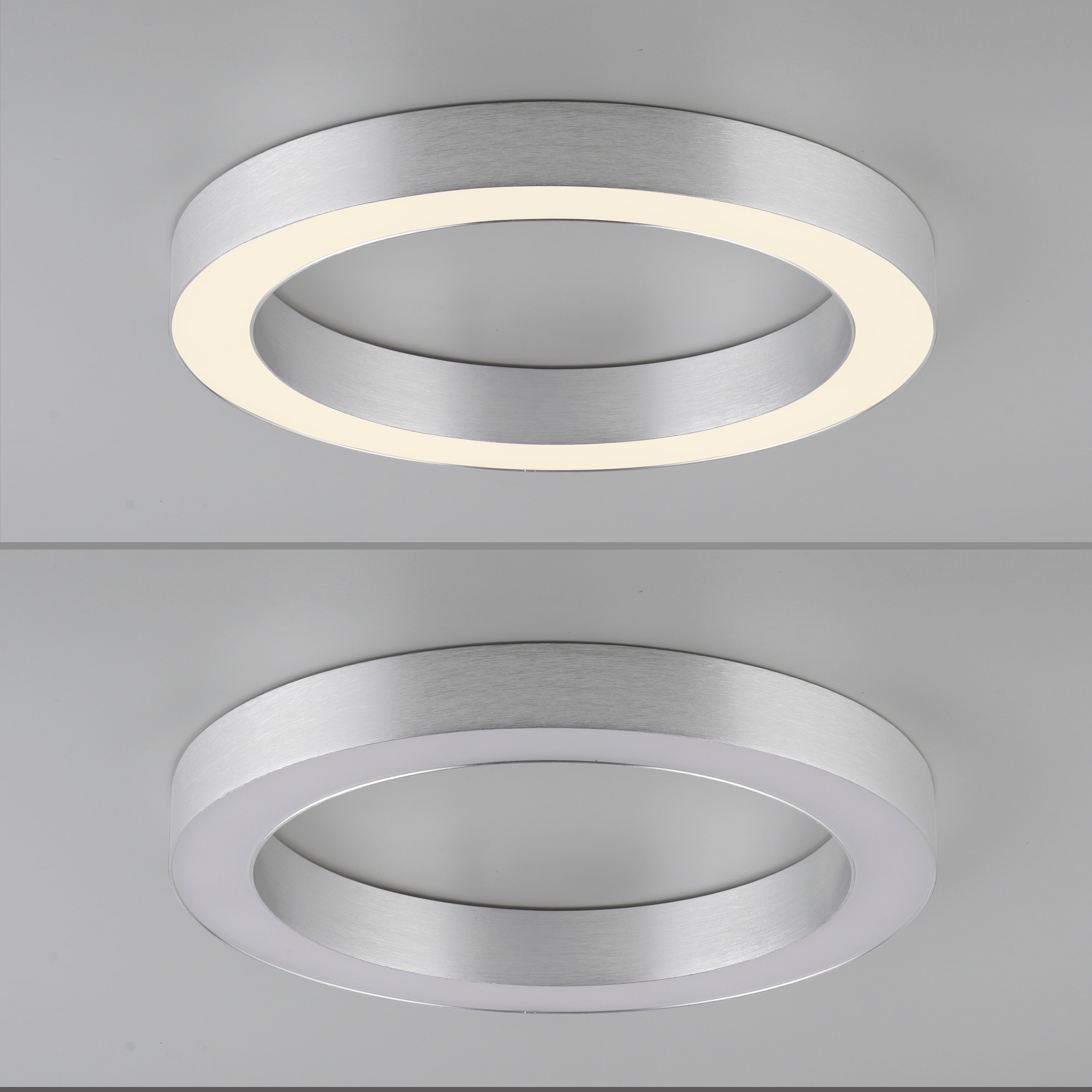 Neuhaus PURE LED Deckenleuchte »PURE Lines Round« LED-Board 1 Stk. warmweiß - kaltweiß Stufenlos dimmbar über Fernbedienung, CCT