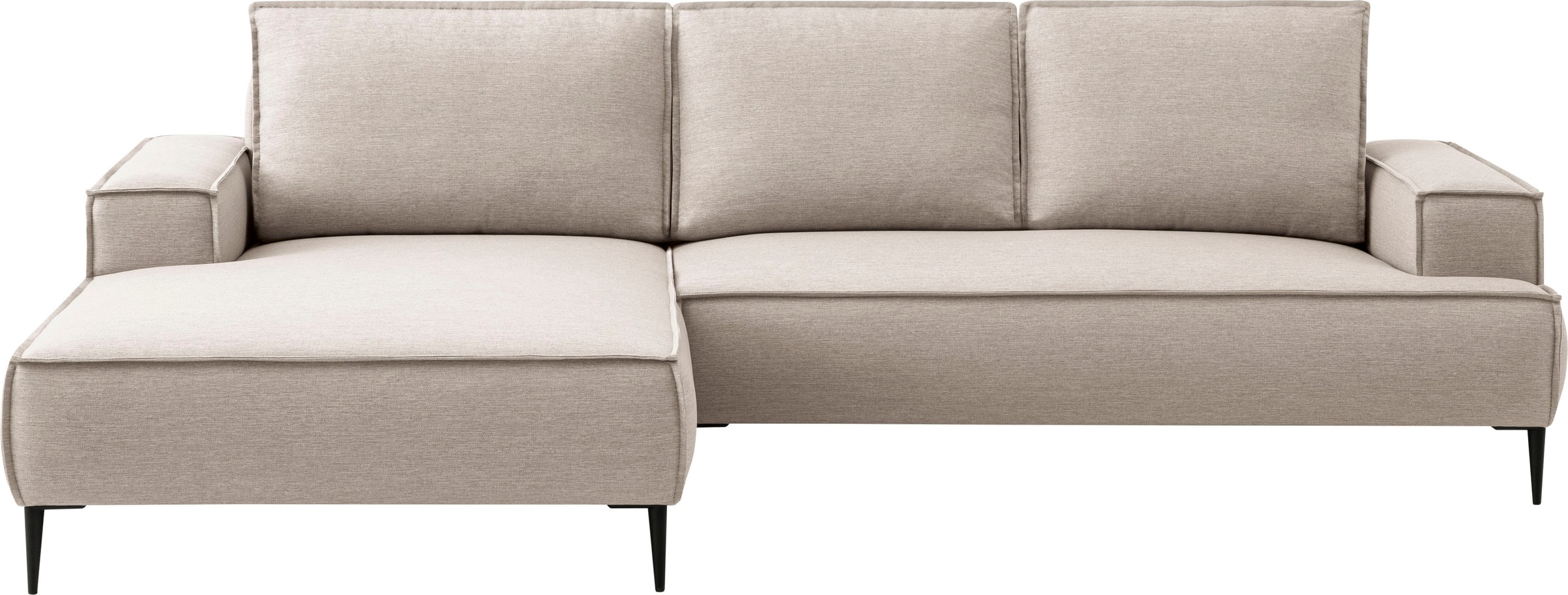 andas Ecksofa »TVINNU, L-Form, 275cm, in Cord und Flachgewebe«, wahlweise R günstig online kaufen