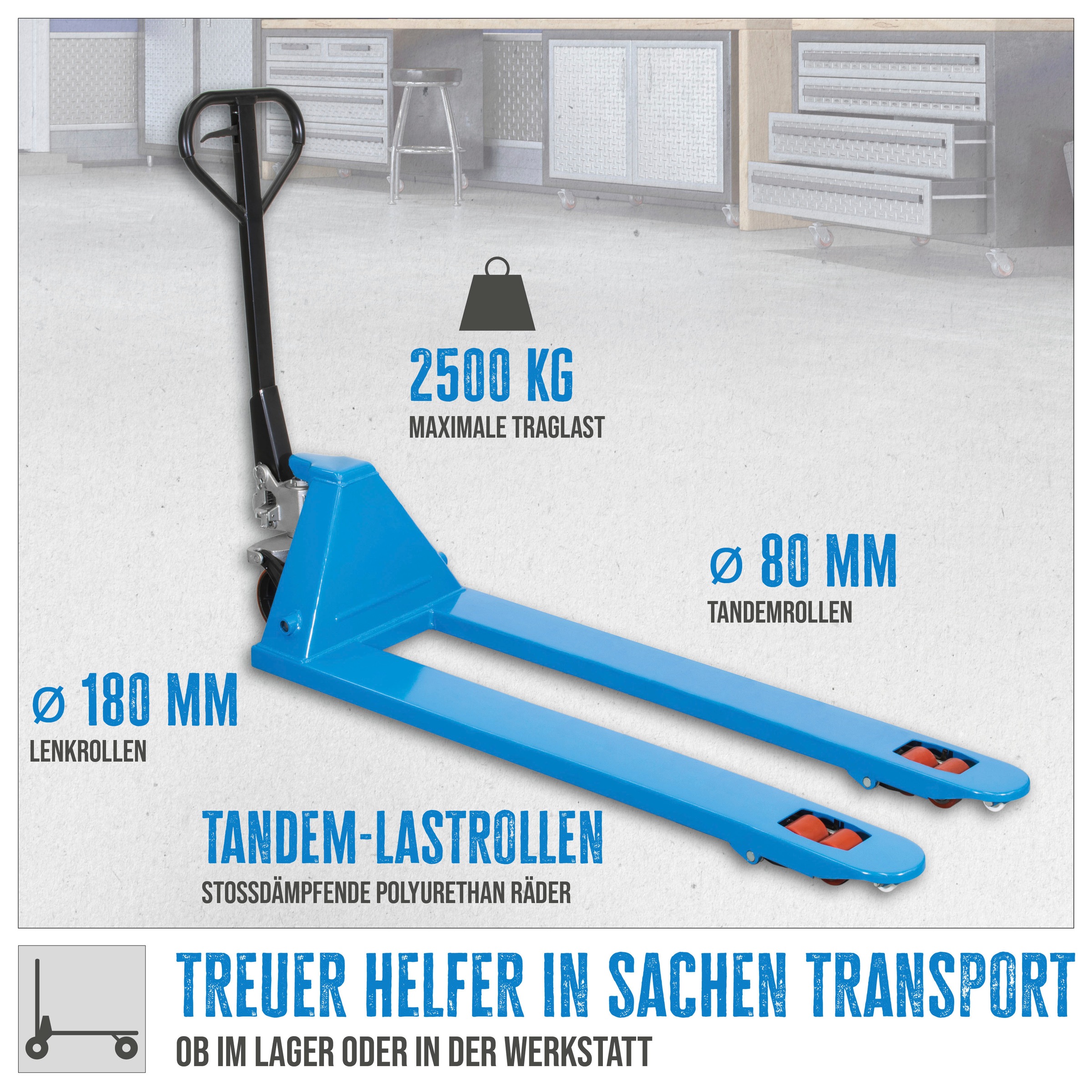 Güde Gabelhubwagen »»GHW 2500-180 PU««