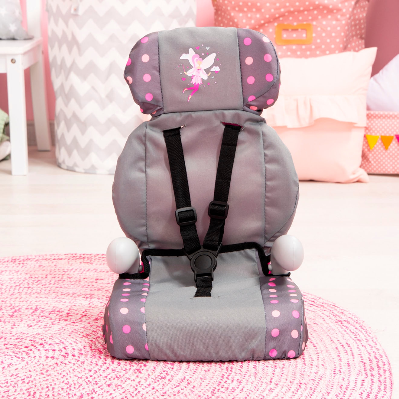 Bayer Puppen Autositz »Deluxe grau Fee«