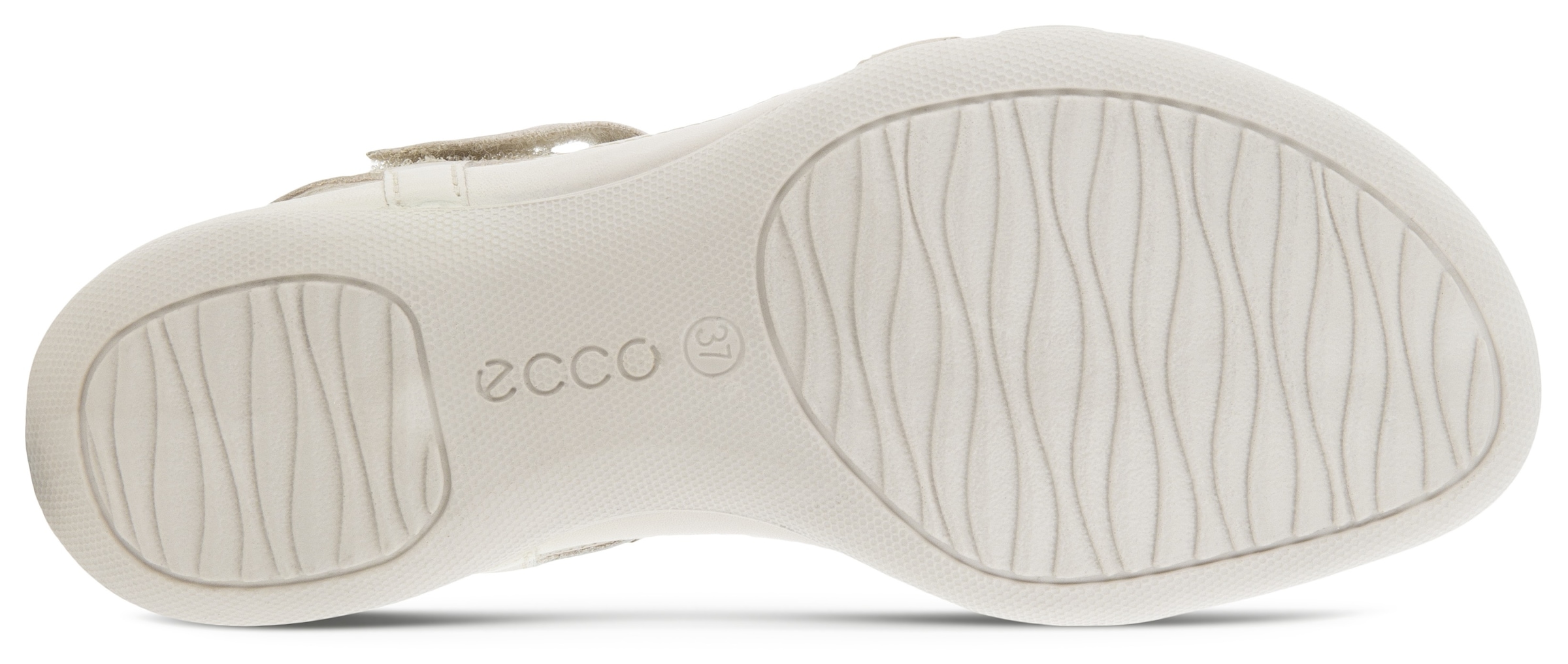 Ecco Riemchensandale »FLASH«, Sommerschuh, Sandalette, Klettschuh, im Metallic-Look