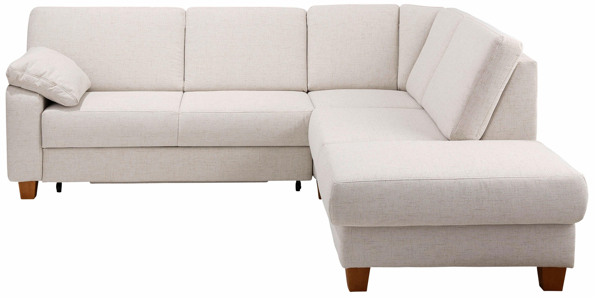 Home affaire Ecksofa »Belfort L-Form«, mit Federkern, wahlweise mit Bettfunktion und Stauraum