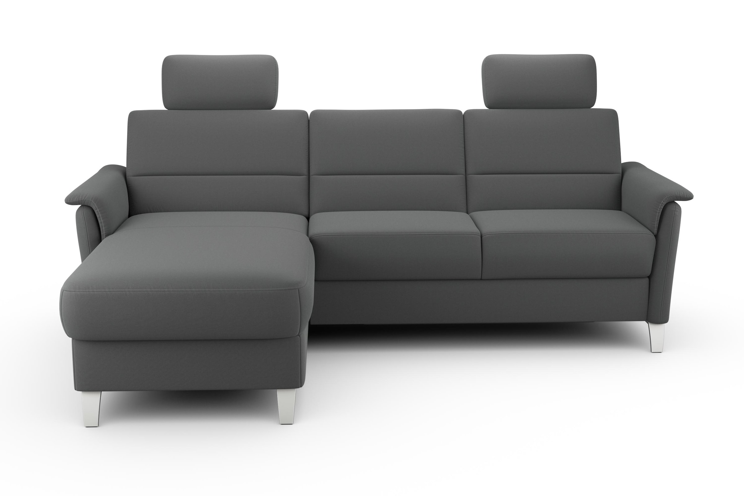 sit&more Ecksofa »Palmera L-Form, B: 244 cm« optional Bettfunktion & Bettka günstig online kaufen