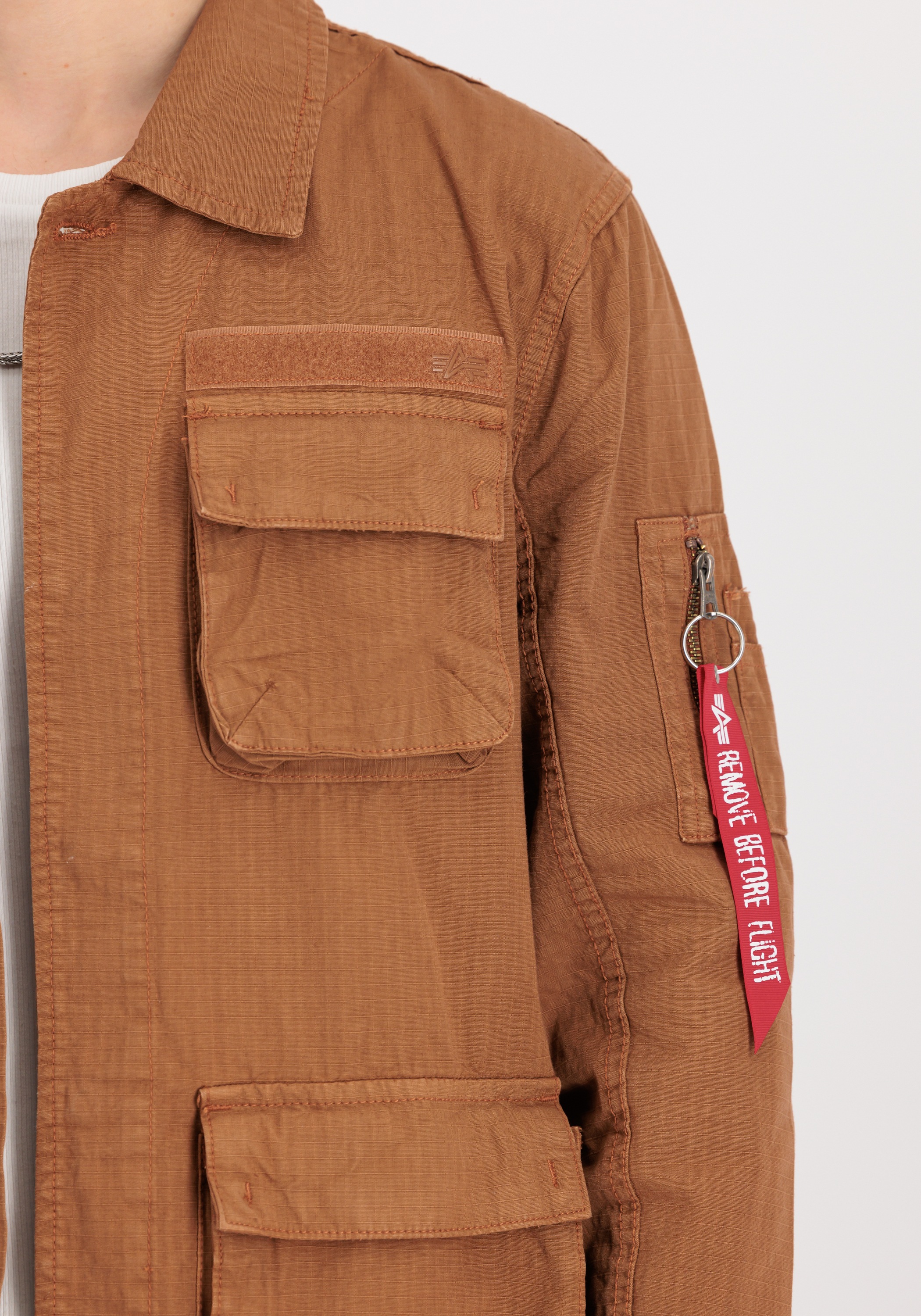 Alpha Industries Hemdjacke »Alpha Industries Men - Overshirts Ripstop Cargo Overshirt«