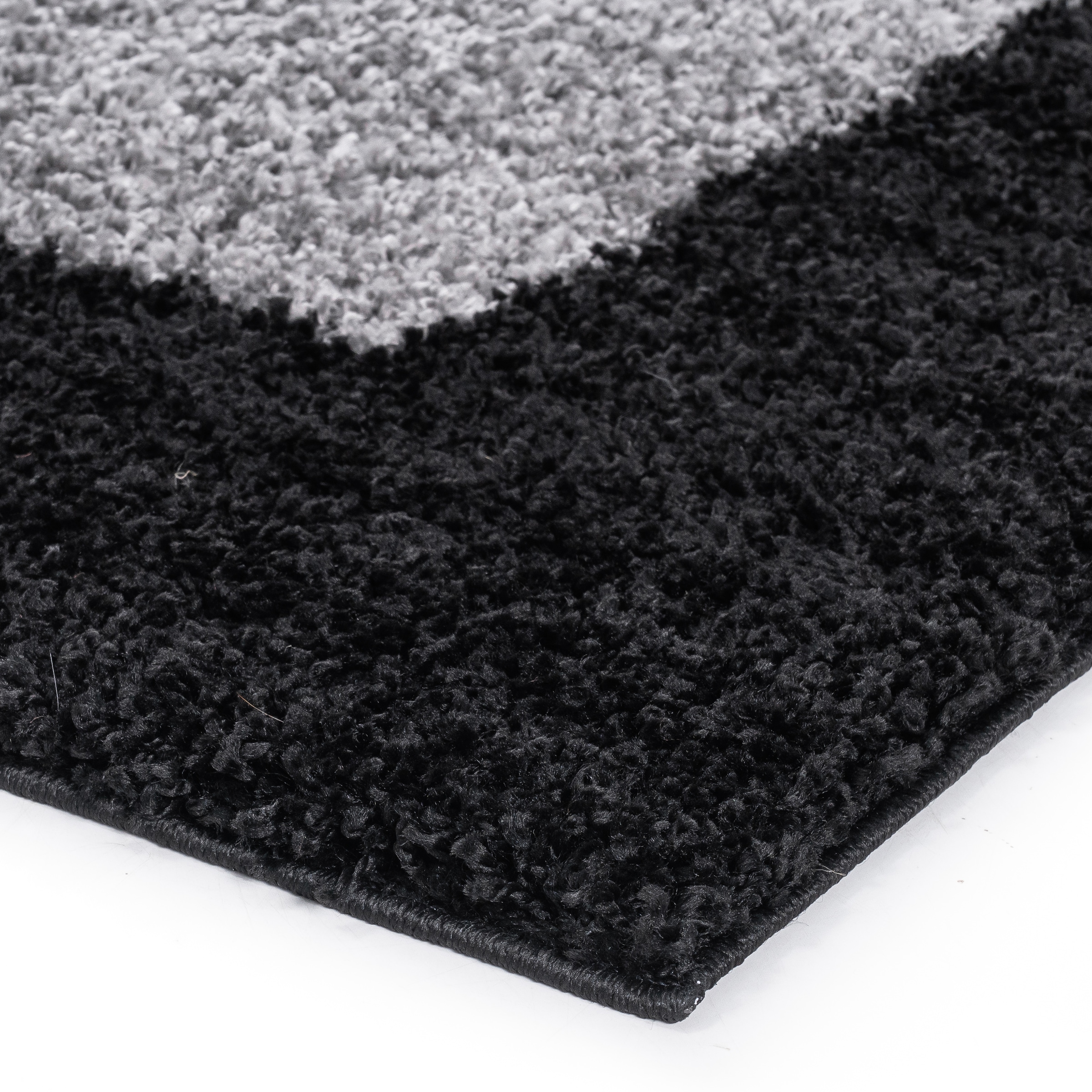 OTTO home Hochflor-Teppich »Liams« rechteckig 30 mm Höhe mit Bordüre, besonders weich und kuschelig, Wohnzimmer, Schlafzimmer