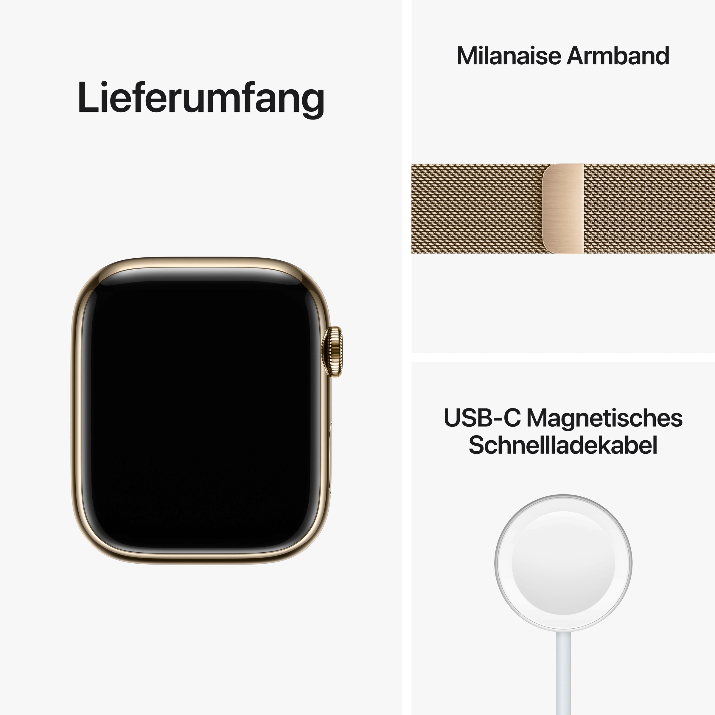 6. Bild von Apple Watch »Watch Series 8 GPS + Cellular 45mm Edelstahl Milanaise«, Die Zukunft der Gesundheit. Am Handgelenk.)