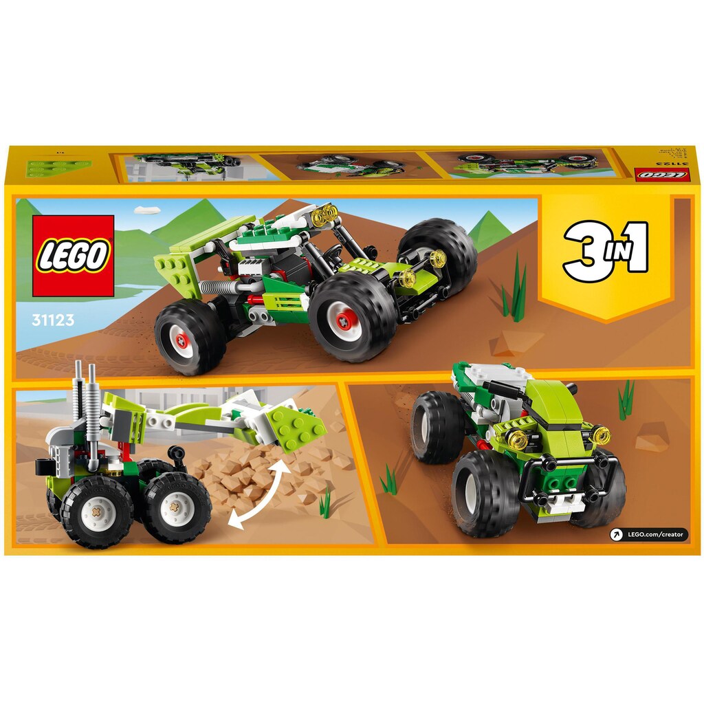 LEGO® Konstruktionsspielsteine »Geländebuggy (31123), LEGO® Creator 3in1«, (160 St.)