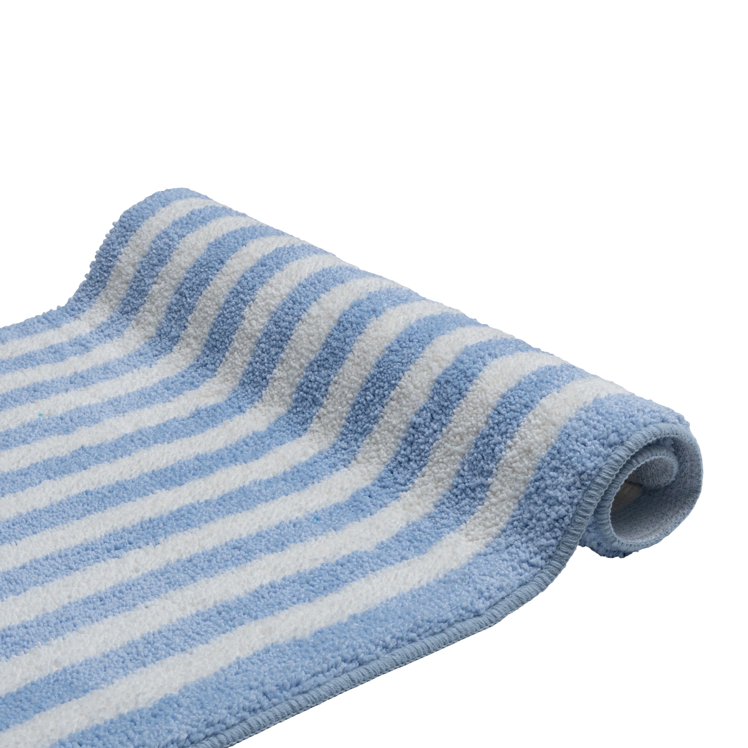 OTTO home Badematte »Streifen, Jannika, Badvorleger, Badezimmer Teppich« Höhe 12 mm rutschhemmend beschichtet fußbodenheizungsgeeignet | schnell trocknend Scandi, modern, gestreift, Badteppich, Badematten