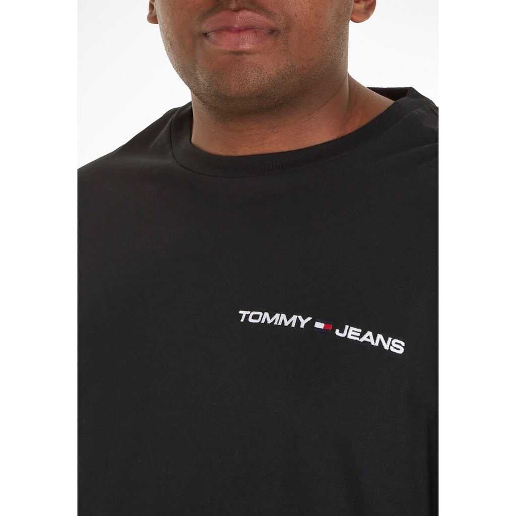 Tommy Jeans Plus Langarmshirt »TJM PLUS LINEAR CHEST L/S TEE«