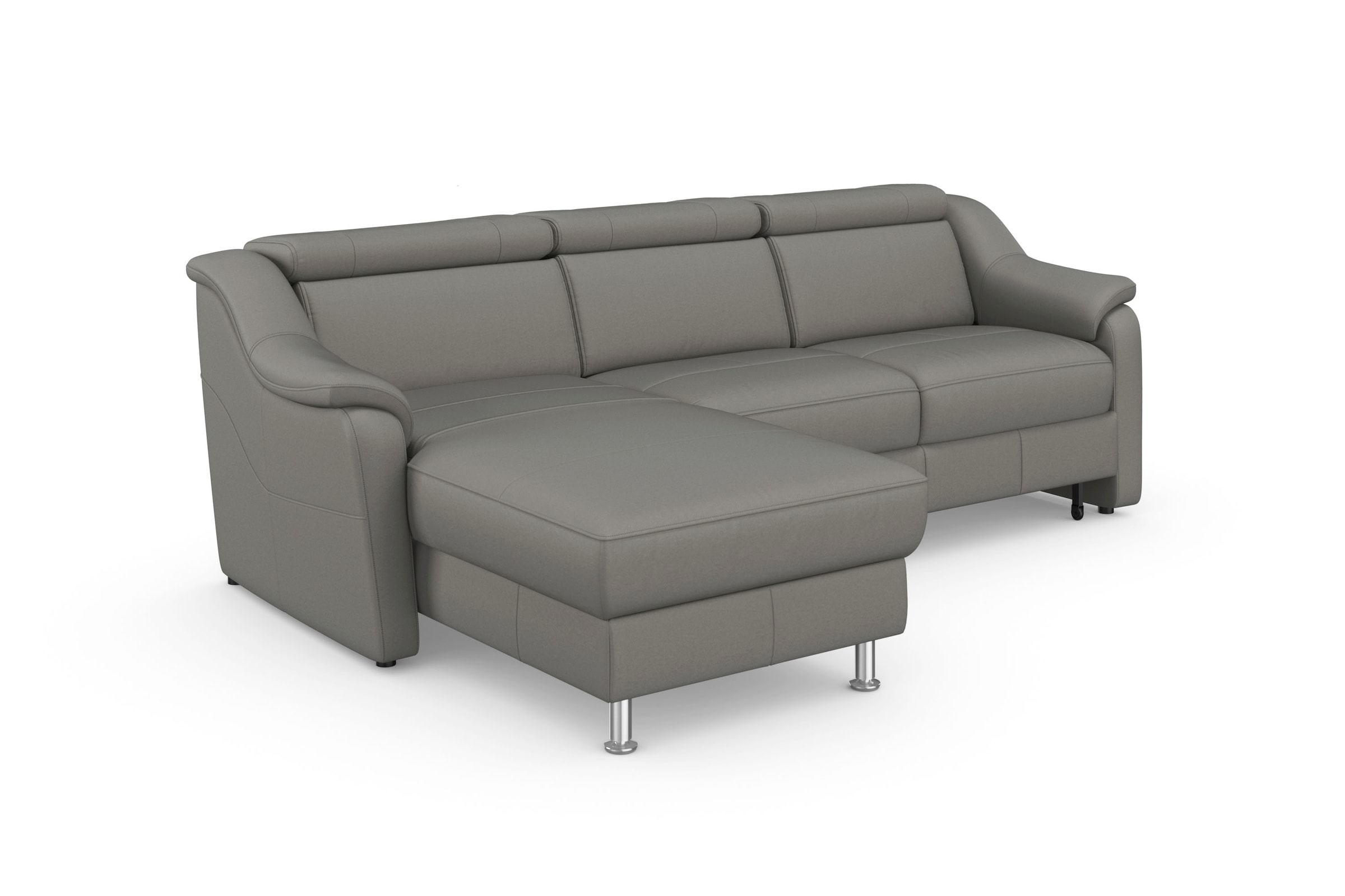 sit&more Ecksofa »Freetown L-Form«, inklusive Kopfteilverstellung und komfortablem Federkern