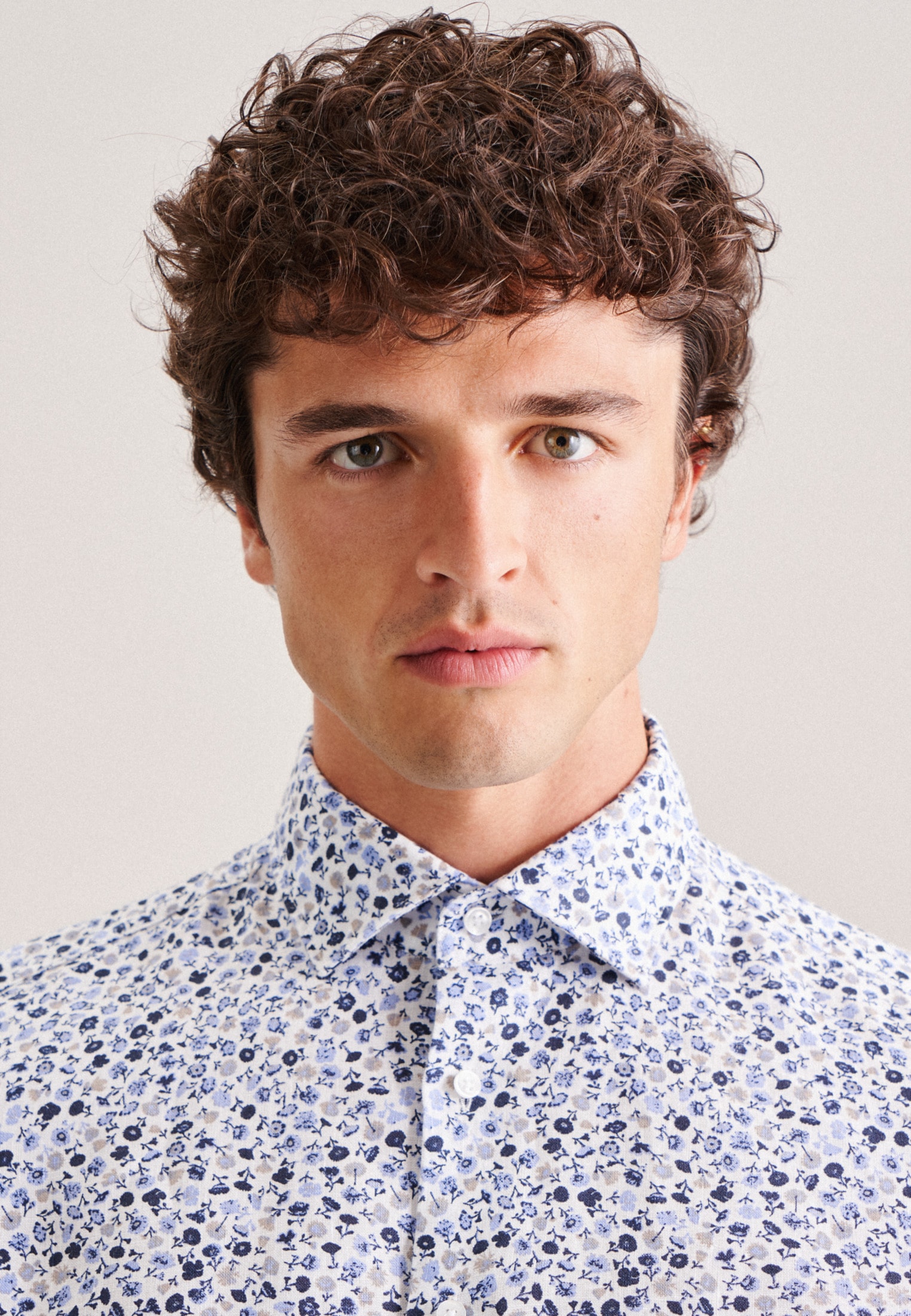 seidensticker Businesshemd »Slim«, Slim Langarm Kentkragen Floral