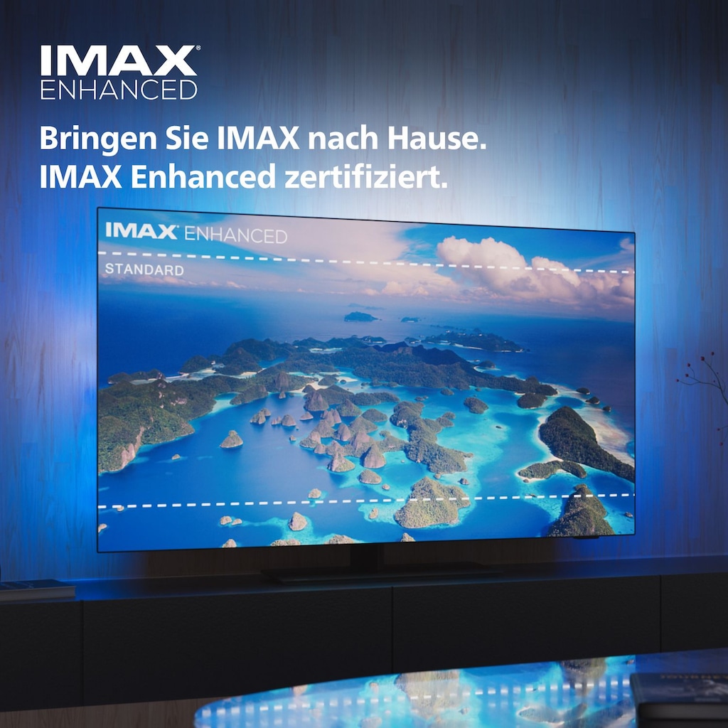 Philips LED-Fernseher »48OLED808/12«, 164 cm/65 Zoll, 4K Ultra HD, Smart-TV-Android TV