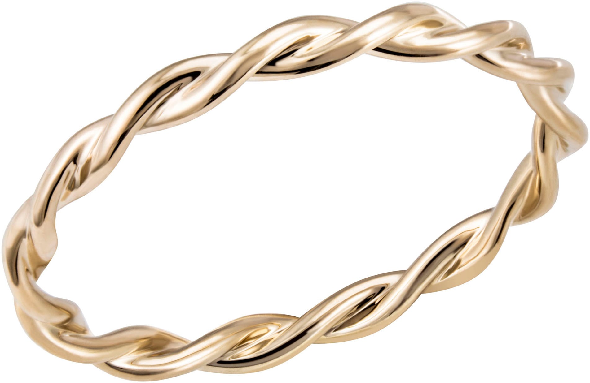 Bild von Firetti Fingerring »Schmuck Geschenk Gold 585 Goldring Damenring gedreht«