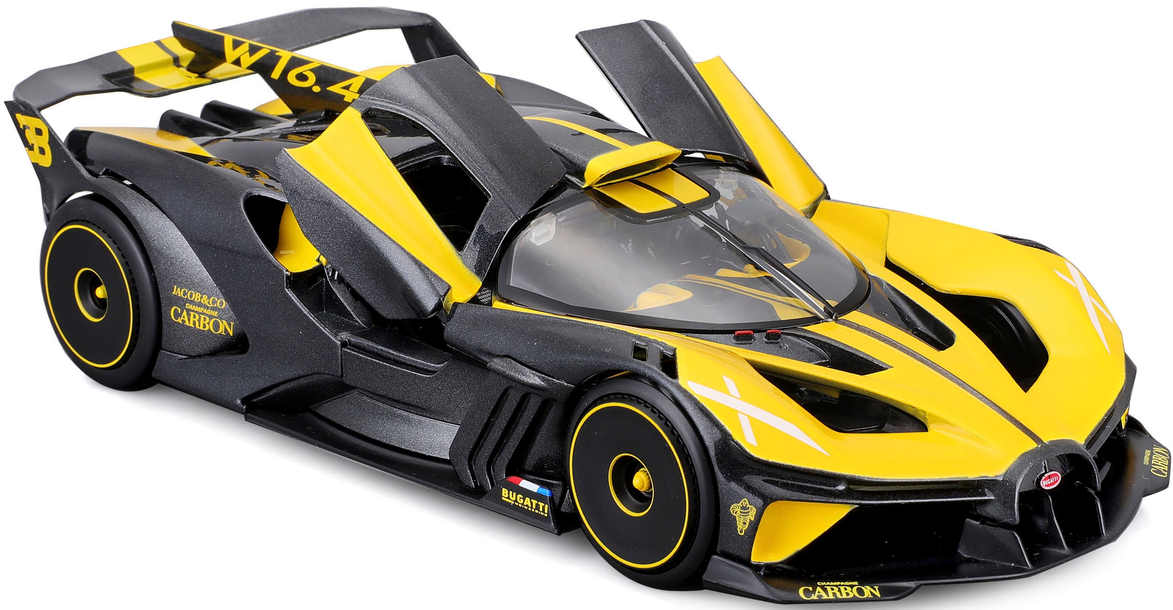 Maisto® Sammlerauto »Bugatti Bolide, gelb«, 1:24