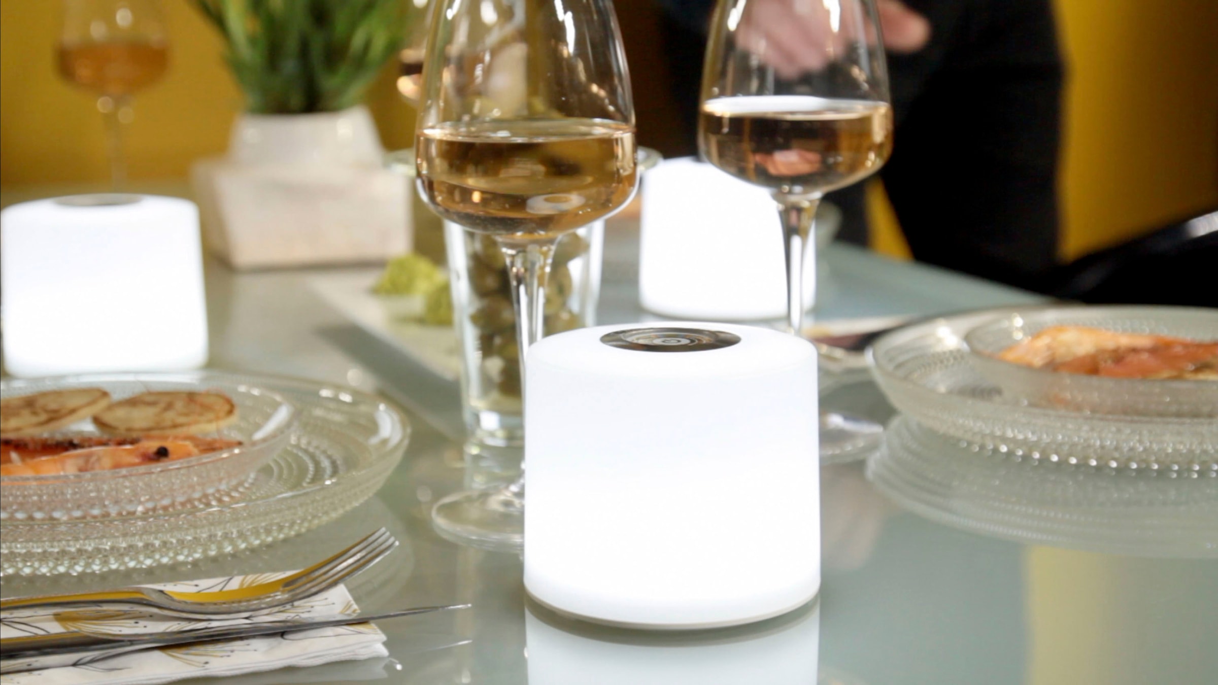 LUTEC Tischleuchte bestellen flammig-flammig, »NOMA«, 1 online Smart-Home Smarte LED-Leuchte