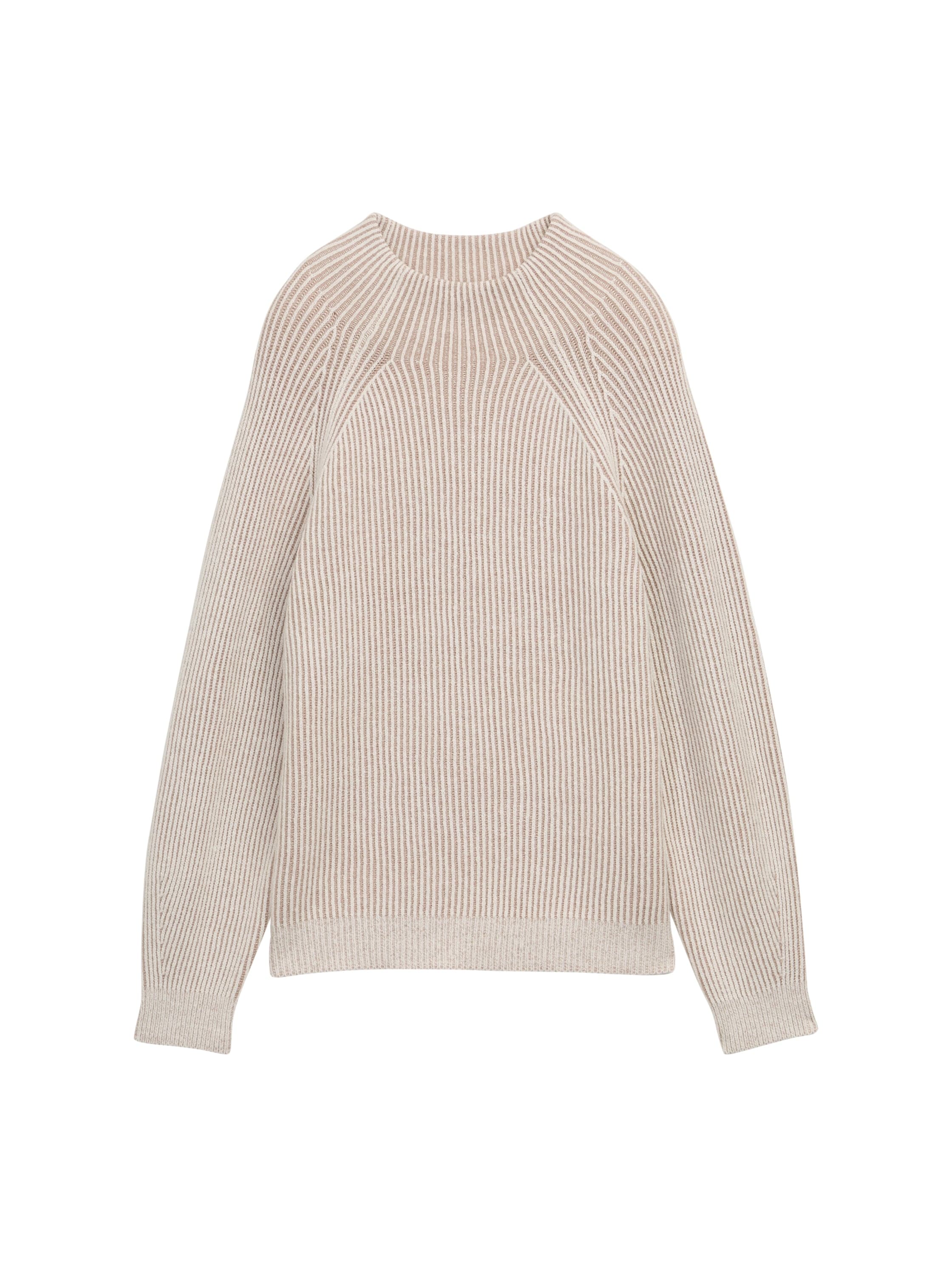 TOM TAILOR Strickpullover mit Rippstruktur