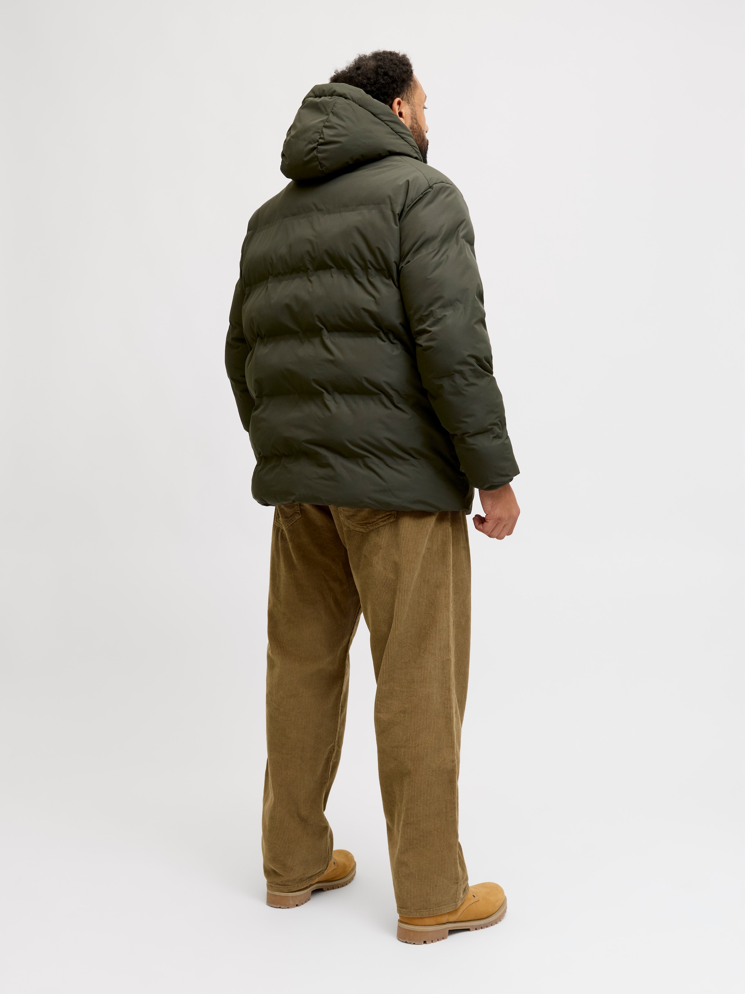 Jack & Jones PlusSize Steppjacke »JJESOHO PUFFER HOOD SN PLS« mit Kapuze