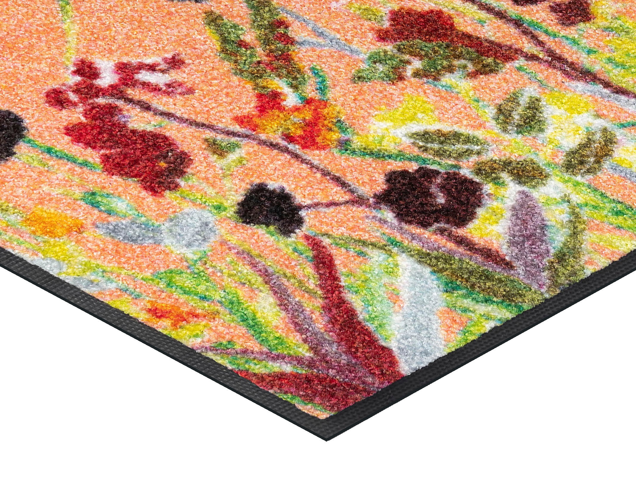 wash+dry by Kleen-Tex Fußmatte »Wildflowers«, rechteckig, Schmutzfangmatte,  Motiv Blumen, rutschhemmend, waschbar bequem und schnell bestellen