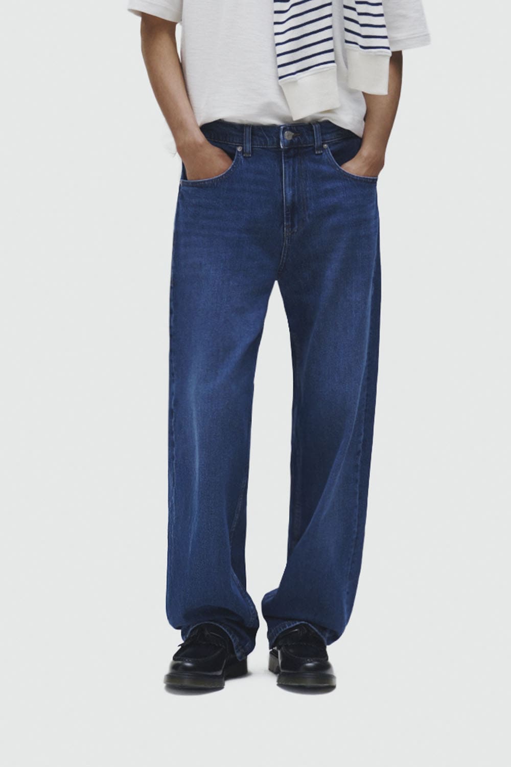 Tommy Jeans Loose-fit-Jeans »Jamie Loose Straight«, in blauer Waschung
