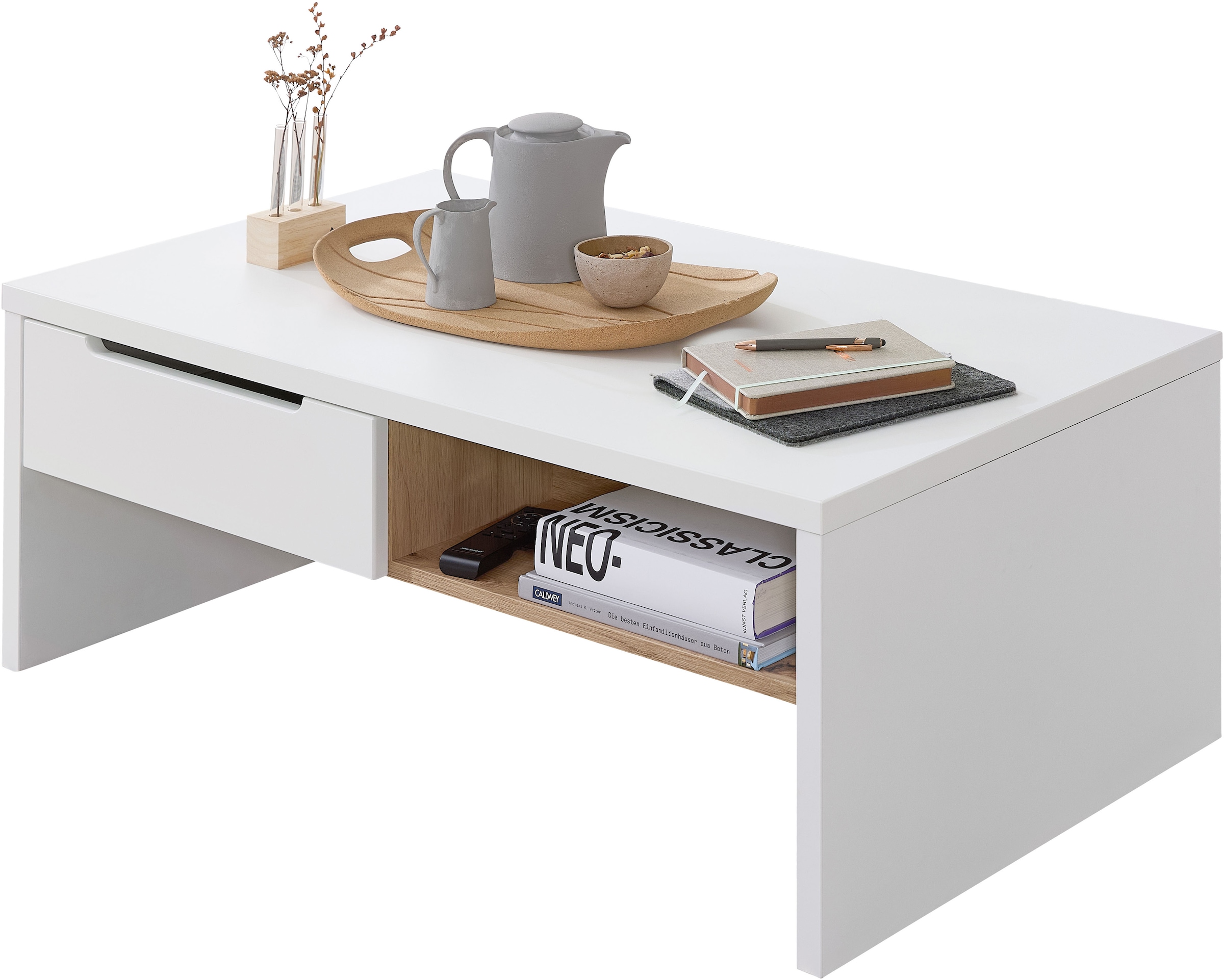 Innostyle Couchtisch »Memphis Couchtisch,110x40x65 cm (B/H/T)«, (1 St.), 2 günstig online kaufen
