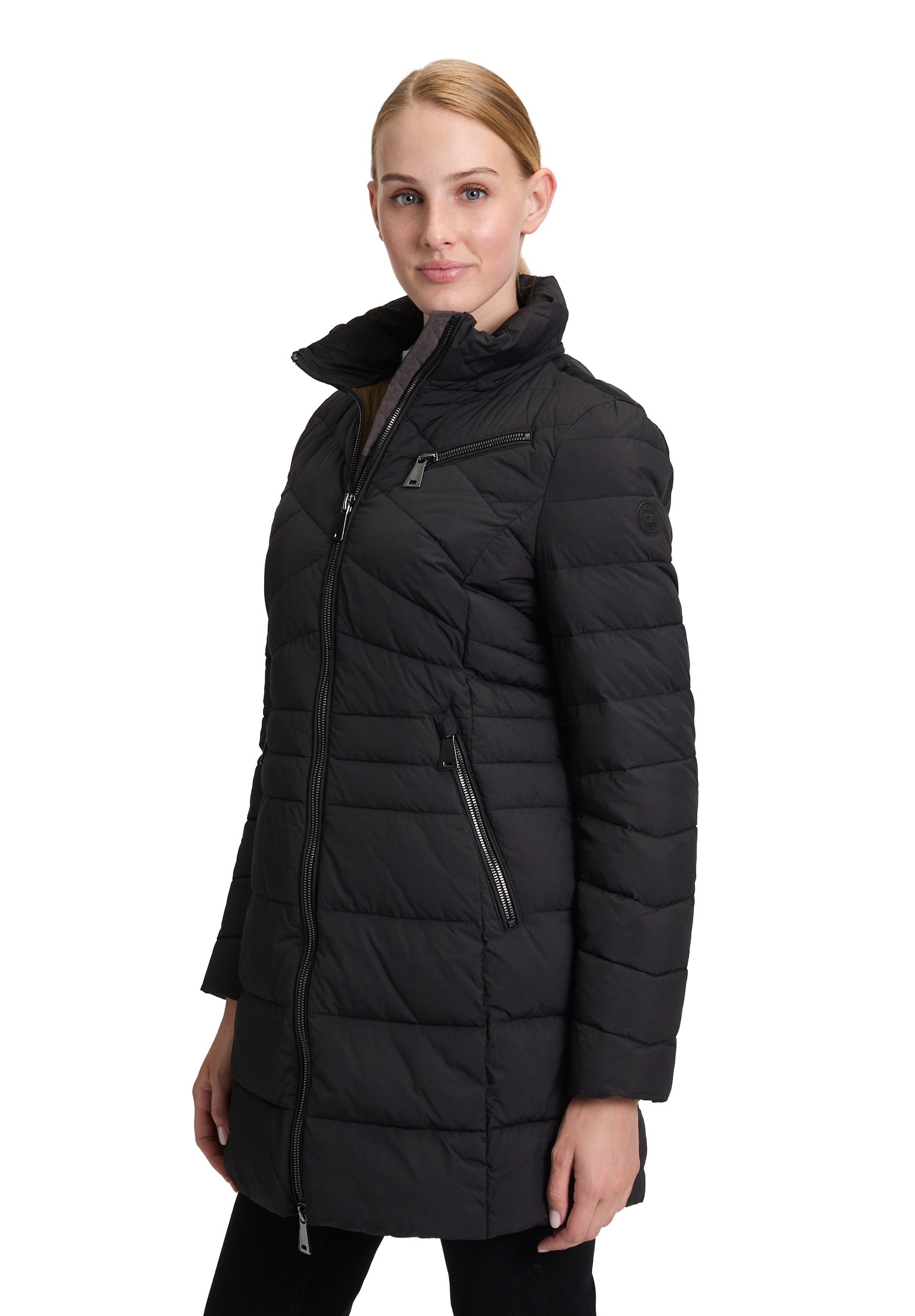 Gil Bret Steppjacke mit Kapuze Winterjacke mit Kapuze und Reißverschluss