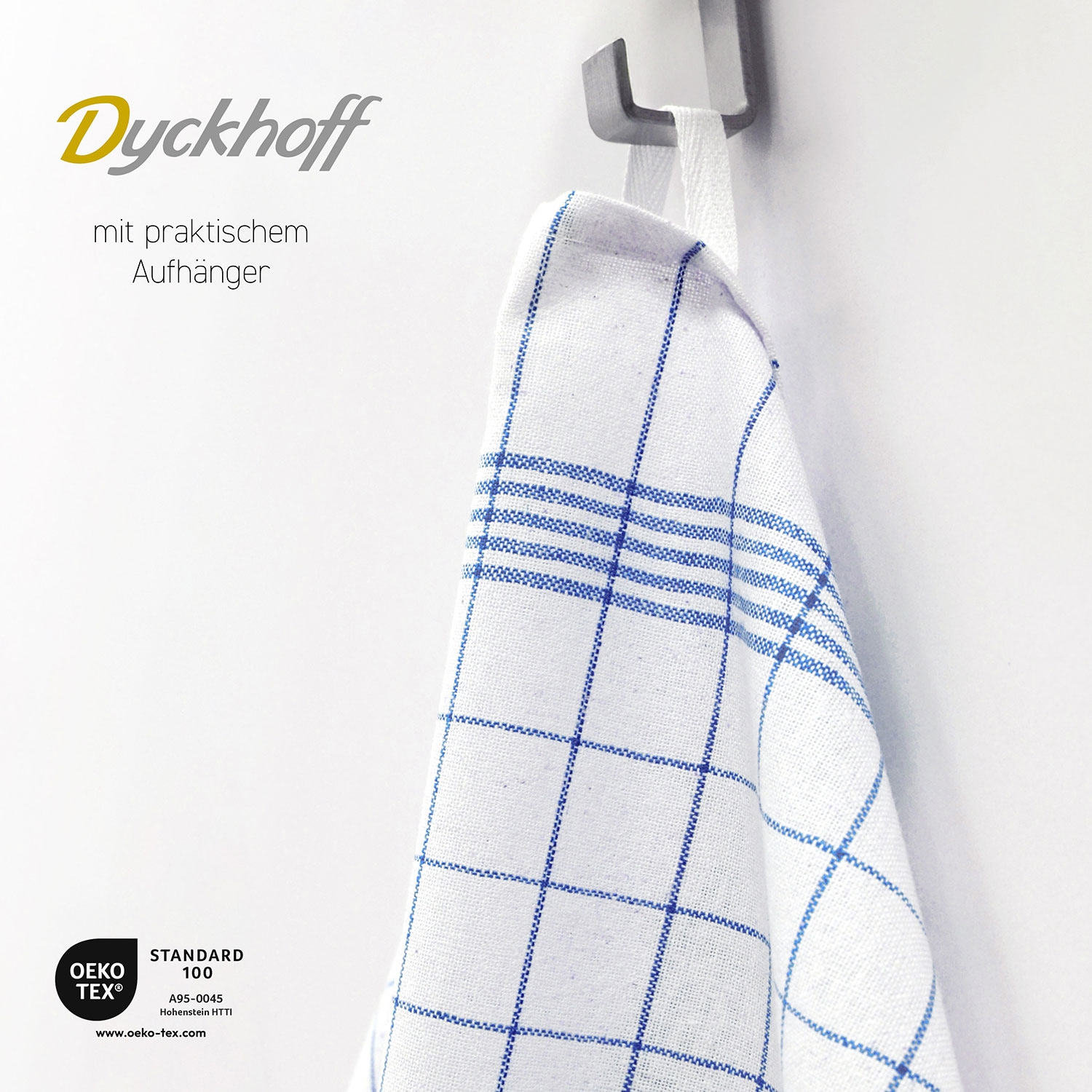 Dyckhoff Geschirrtuch »Karo«, (Packung, 10 tlg., 10 Geschirrtücher 50 x 70 cm)
