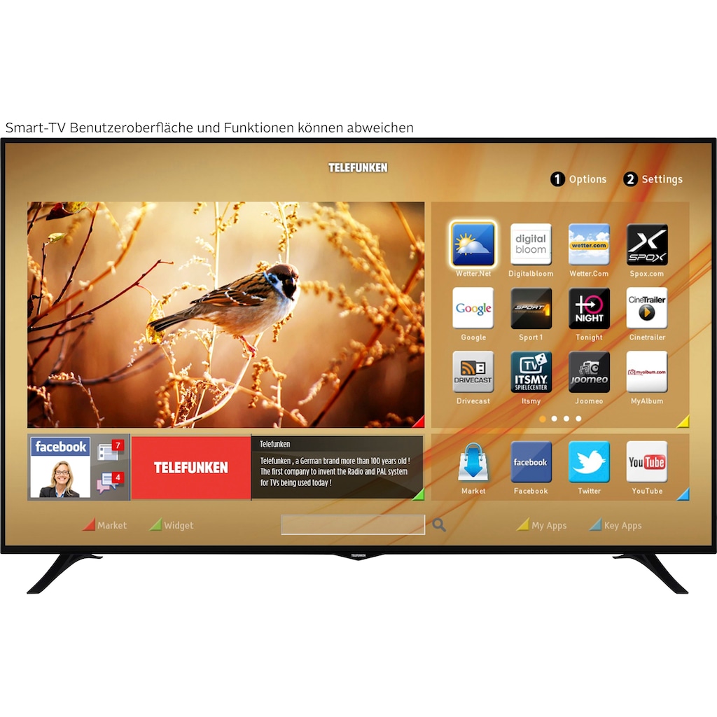 Telefunken LED-Fernseher »D75V975M2CWH«, 189 cm/75 Zoll, 4K Ultra HD