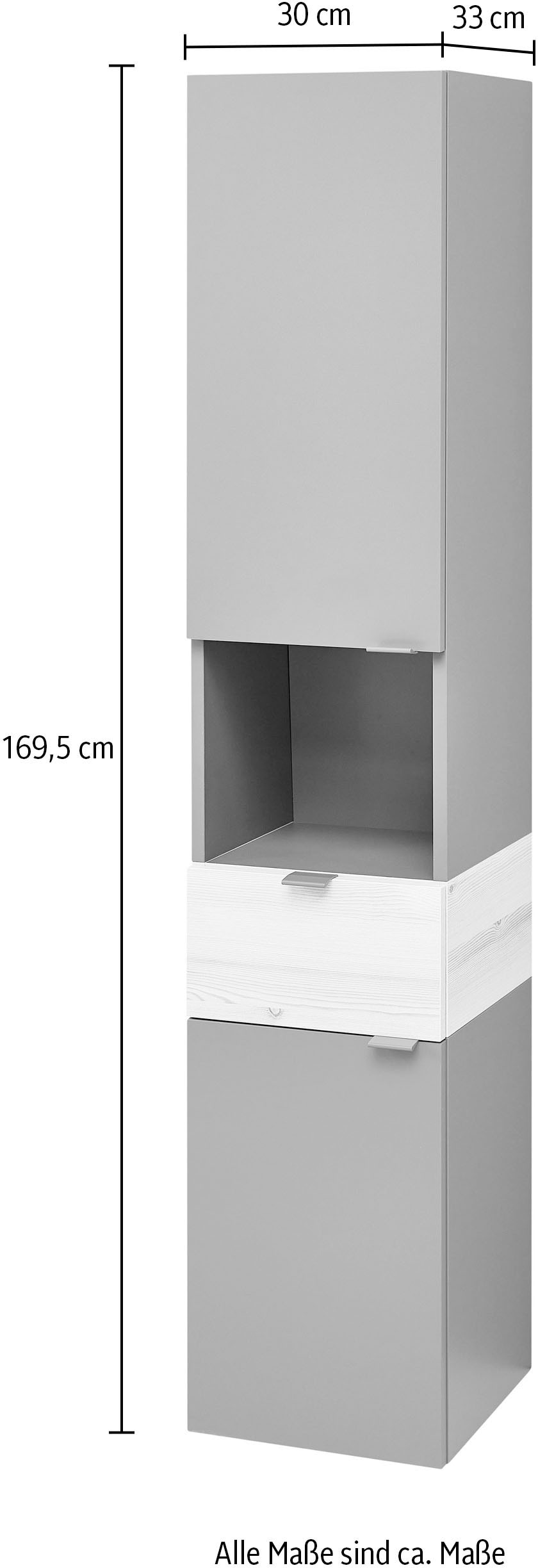 Saphir Badmöbel-Set »Quickset 394«, (Komplett-Set, 4 St.)