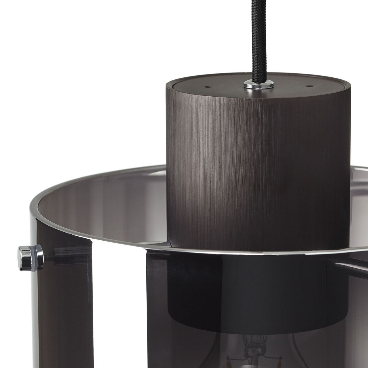Brilliant Pendelleuchte »Beth«, 1 flammig, Leuchtmittel E27 | ohne Leuchtmittel, Hängelampe 20cm Kaffee/rauchglas