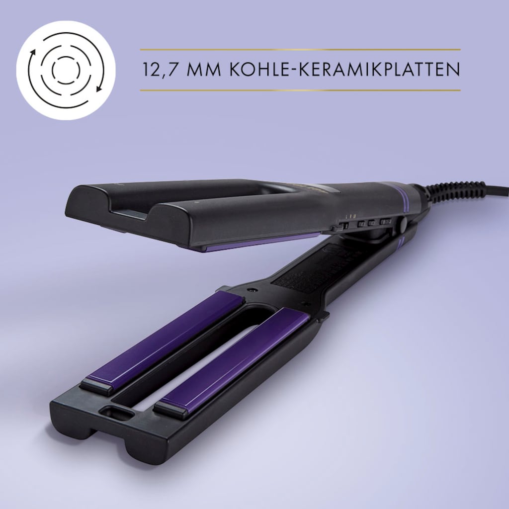 HOT TOOLS Glätteisen »Zweiplatten-Haarglätter«, Holzkohle Keramic