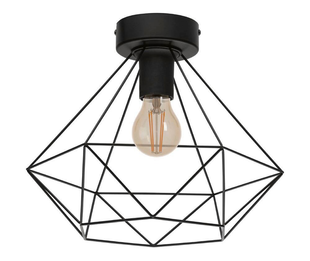 EGLO Deckenleuchte »TARBES« E27 1 Stk. Wohnzimmerlampe, Esszimmer, Flur, Dr günstig online kaufen