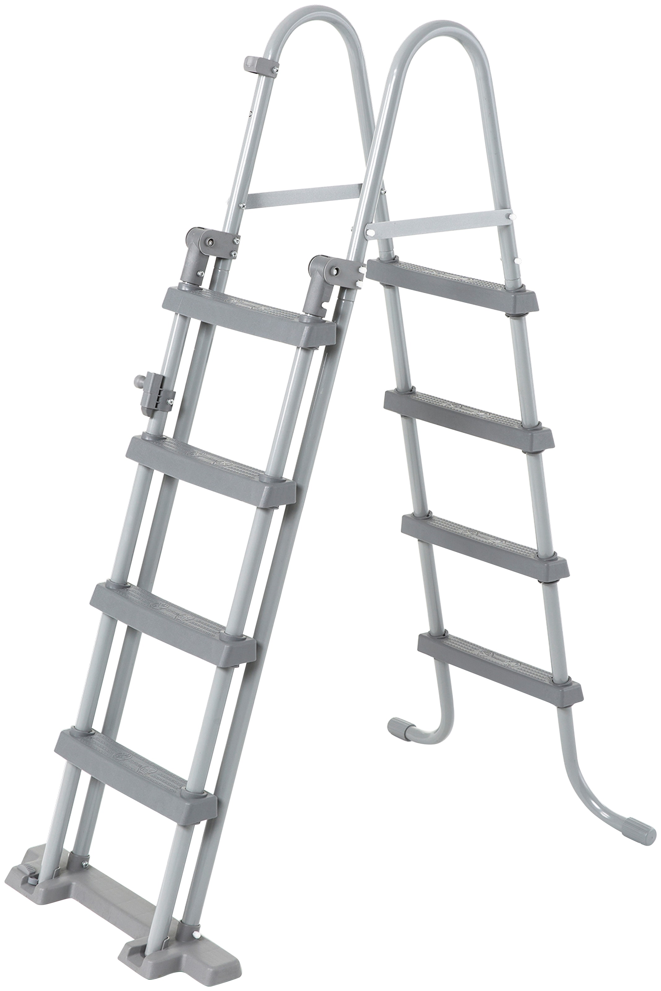 KWAD Rundpool »White Timber inkl. Sicherheitsleiter und umfangreichem Zubehör« 10-tlg., Höhe: 1,32m, inkl. Wasserpflege-Set