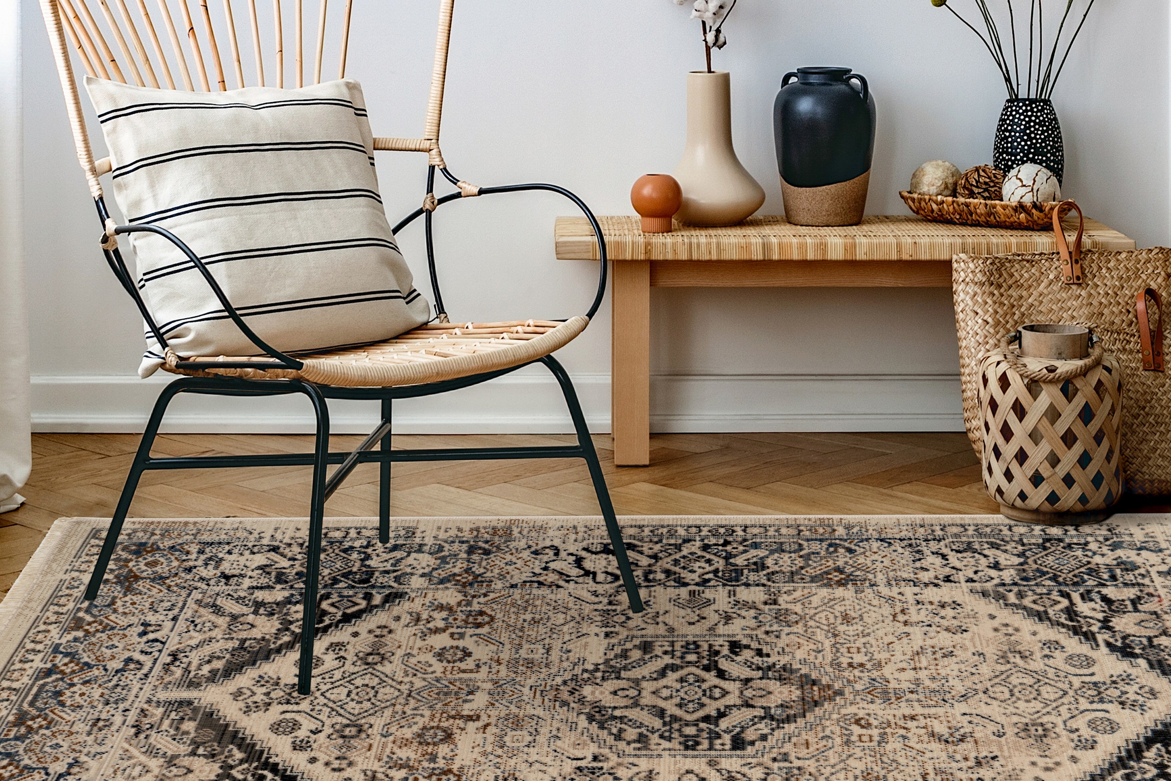 Kayoom Teppich »Charin 425«, rechteckig, 3,5 mm Höhe, Orientalisches Design günstig online kaufen