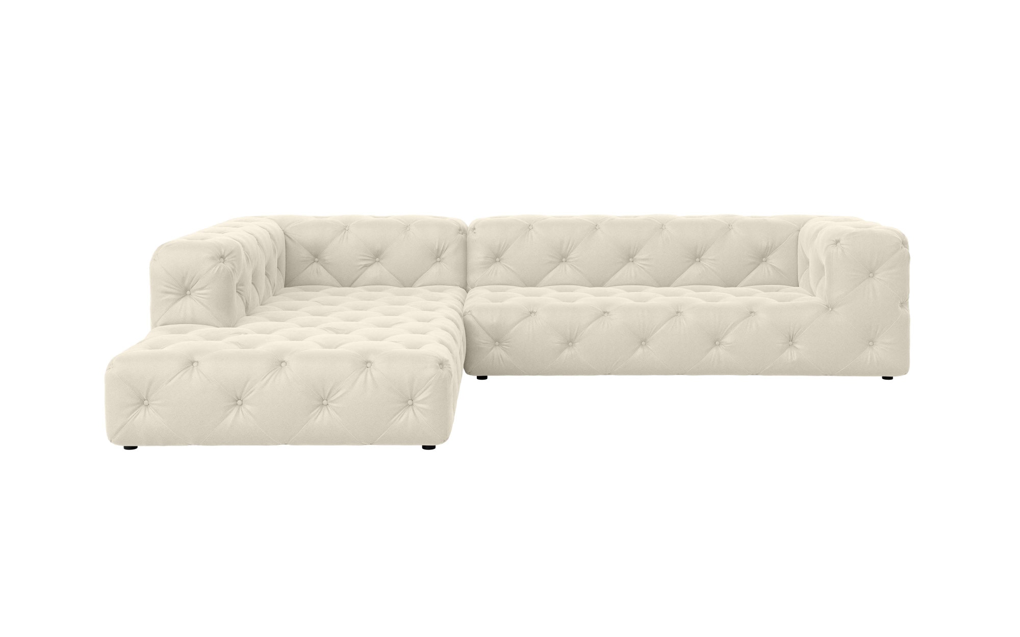 Home affaire Ecksofa »FOLLINA« L-Form, mit klassischer Chesterfield-Knopfhe günstig online kaufen