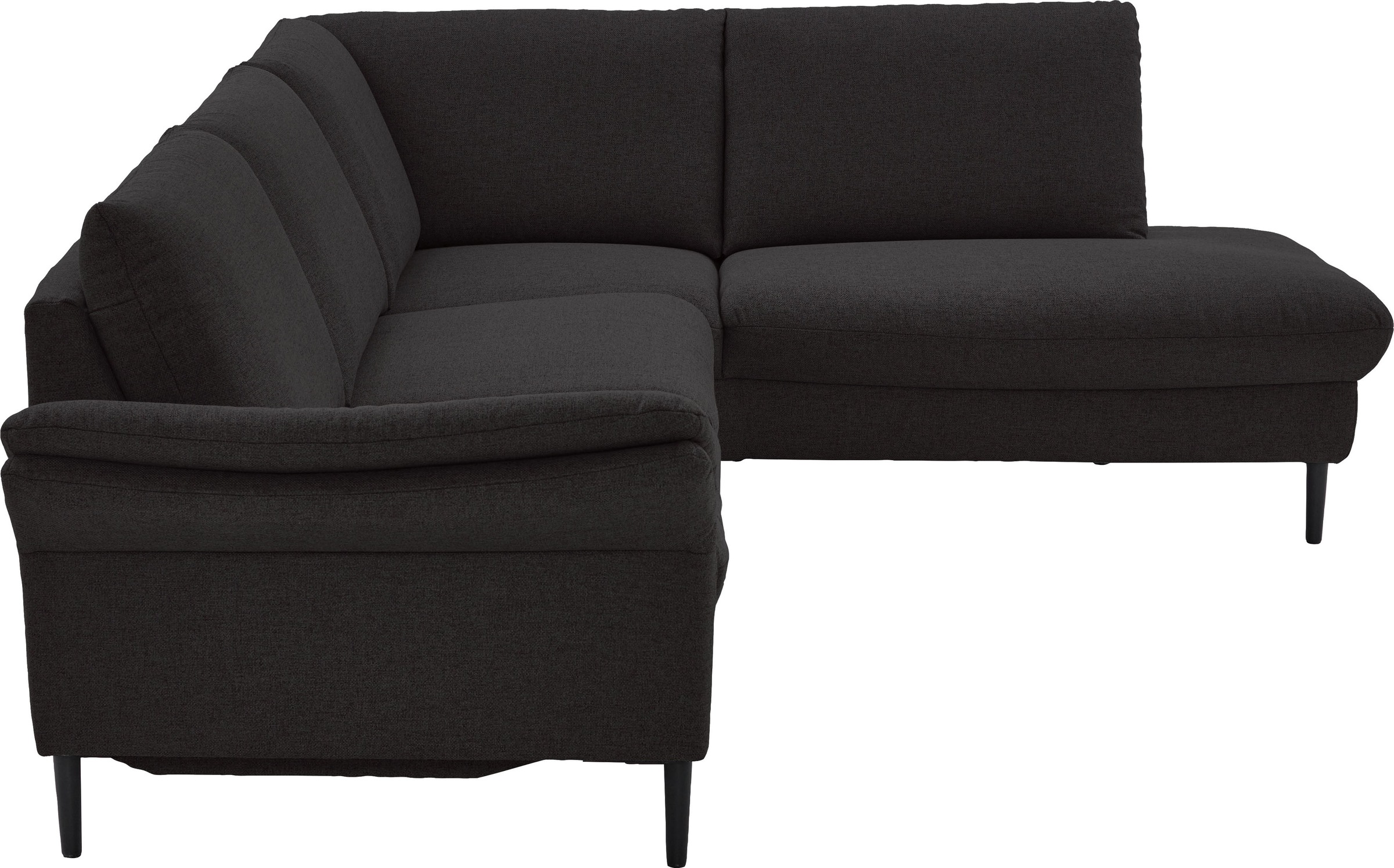 Places of Style Ecksofa »Sarsina: mit Tonnentaschen-Federkern, perfekt zum Entspannen L-Form«, inklusive 2 motorischen Relaxfunktionen mit Herz-Waage-Beschlag