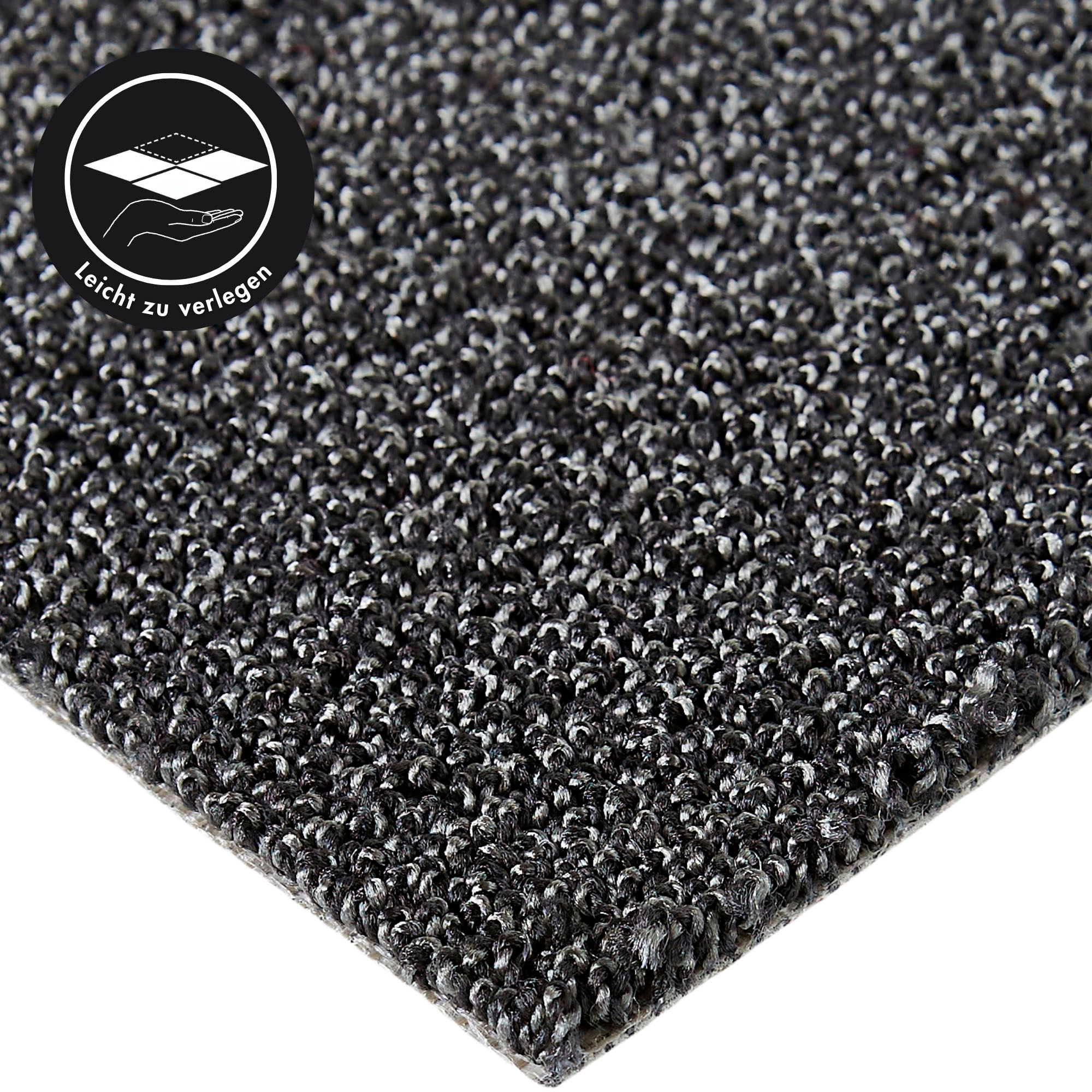 Andiamo Teppichboden »Rubinoy, Schlinge, Made in Belgium«, rechteckig, 0,8 mm Höhe, Breite 400 cm oder 500 cm, Wohnzimmer, strapazierfähig & robust