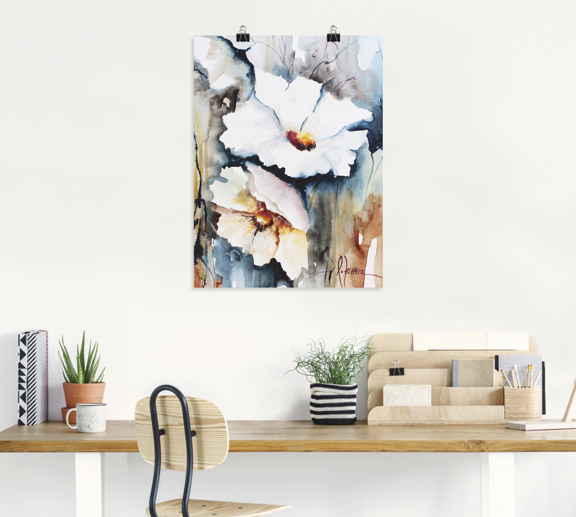 Artland Wandbild »Aquasblüten II«, Blumen, (1 St.), als Alubild, Outdoorbild, Leinwandbild, Poster in verschied. Größen