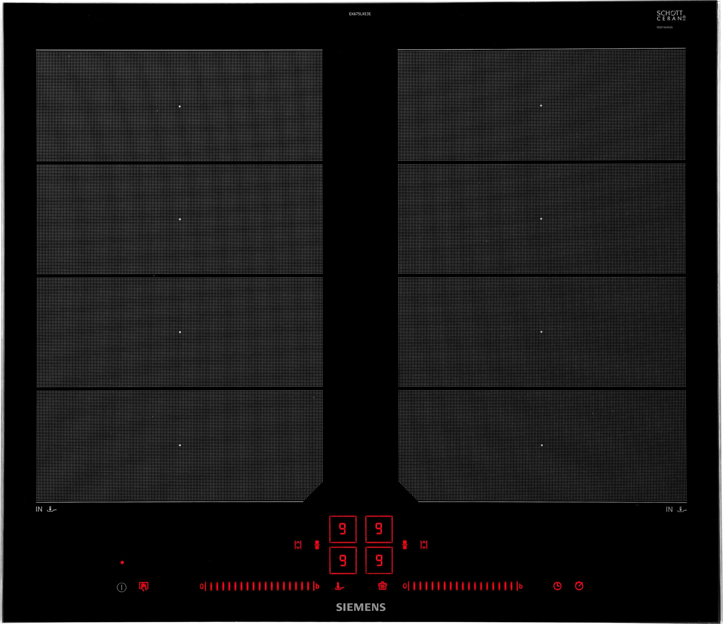 SIEMENS Flex-Induktions-Kochfeld von SCHOTT CERAN® »EX675LXC1E«, EX675LXC1E