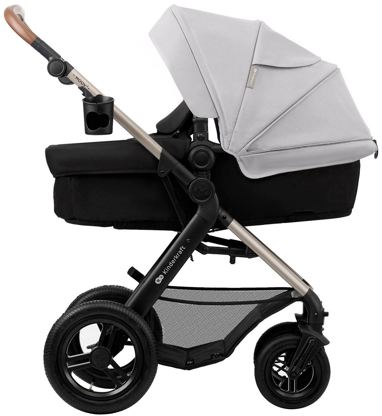 Kinderkraft Kombi-Kinderwagen »MOOV 2 Air 3IN1« 27 kg mit Luftreifen