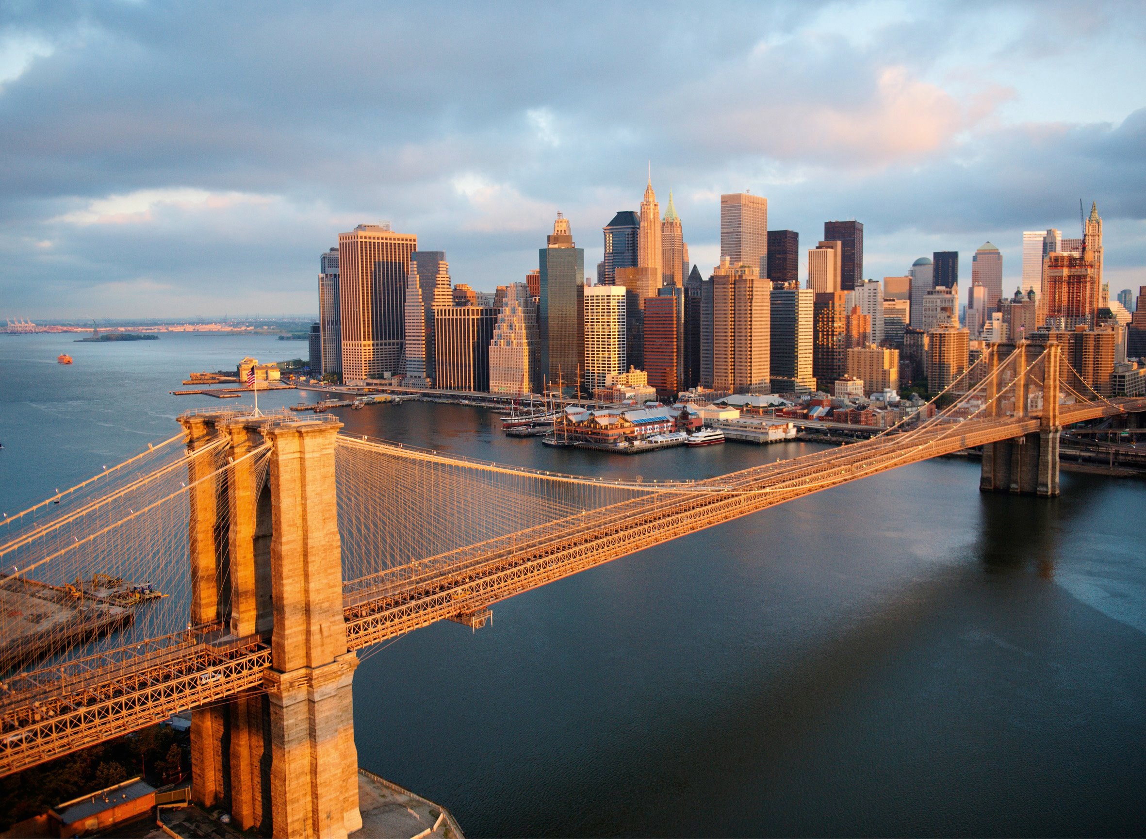 Papermoon Fototapete »Brooklyn Bridge Morning« günstig online kaufen