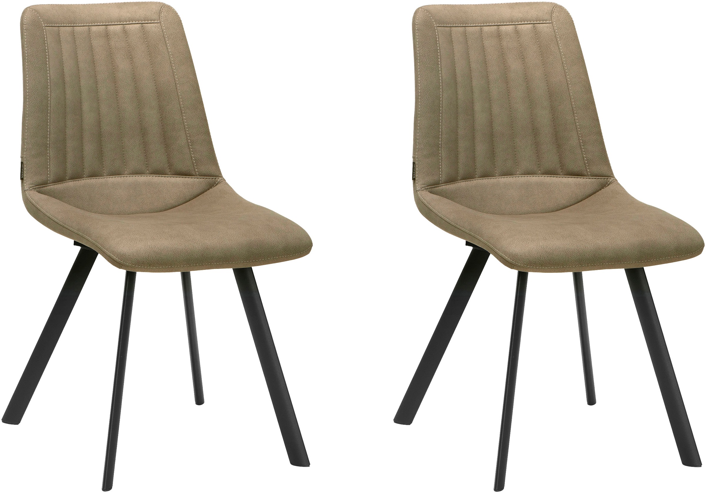 OMG Design Esszimmerstuhl »Pluto«, (Set), 2 St., Stoff, pflegeleichte Micro günstig online kaufen